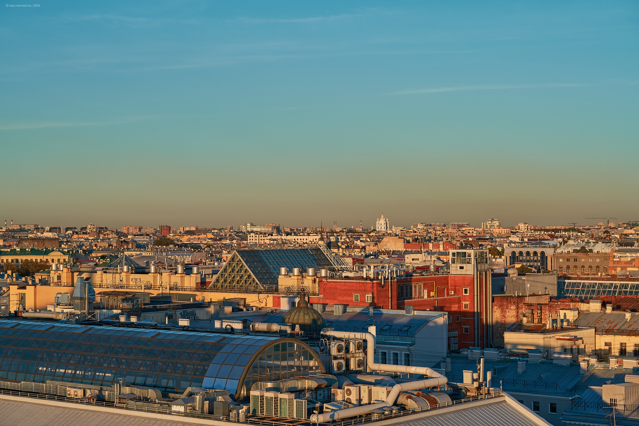 The view from the observation deck of the City Duma Tower | St. Petersburg. Фотограф