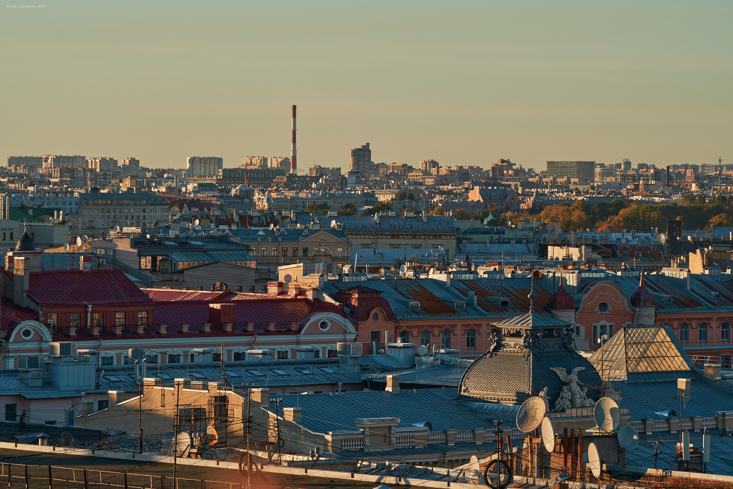 The view from the observation deck of the City Duma Tower | St. Petersburg. Фотограф