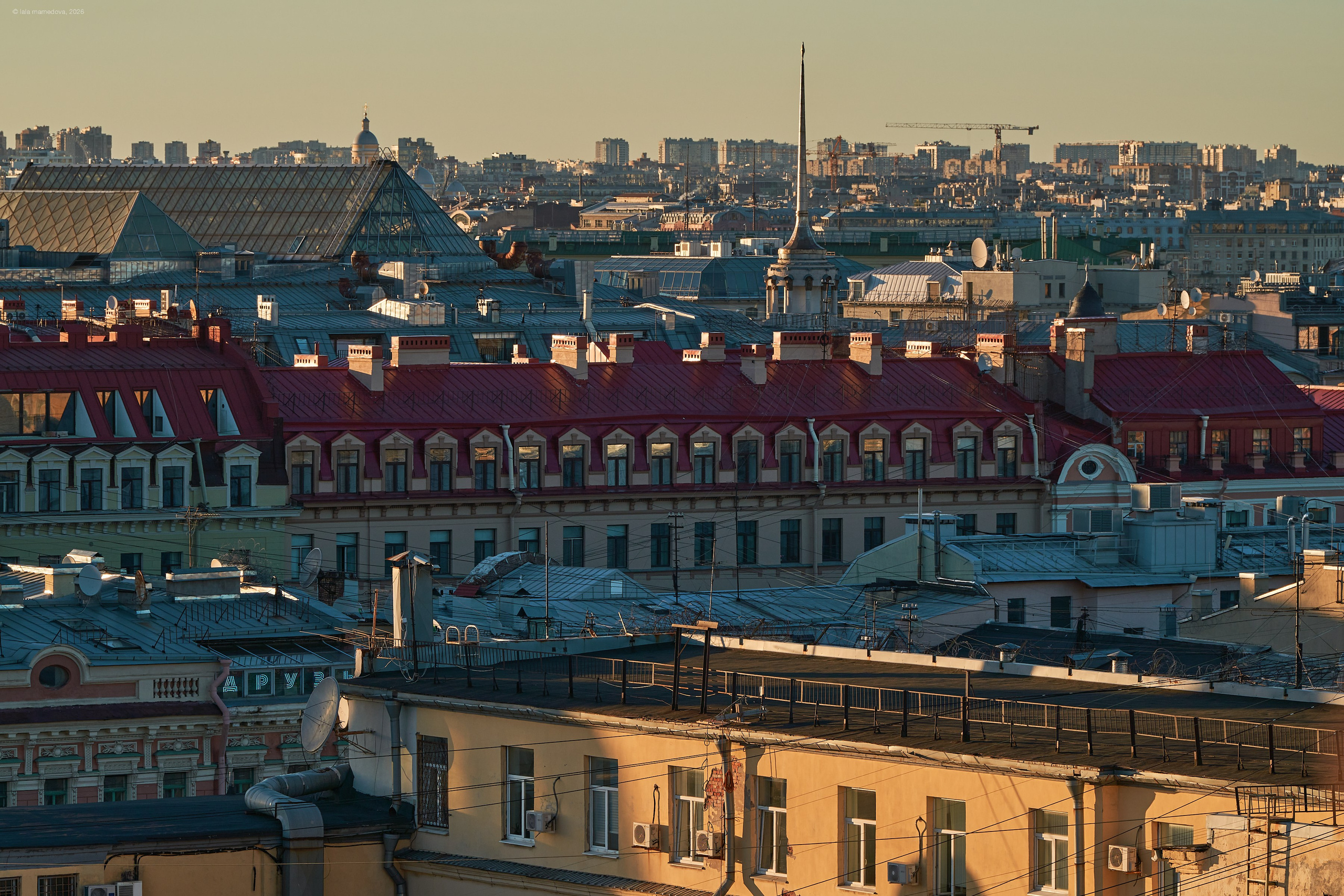 The view from the observation deck of the City Duma Tower | St. Petersburg. Фотограф