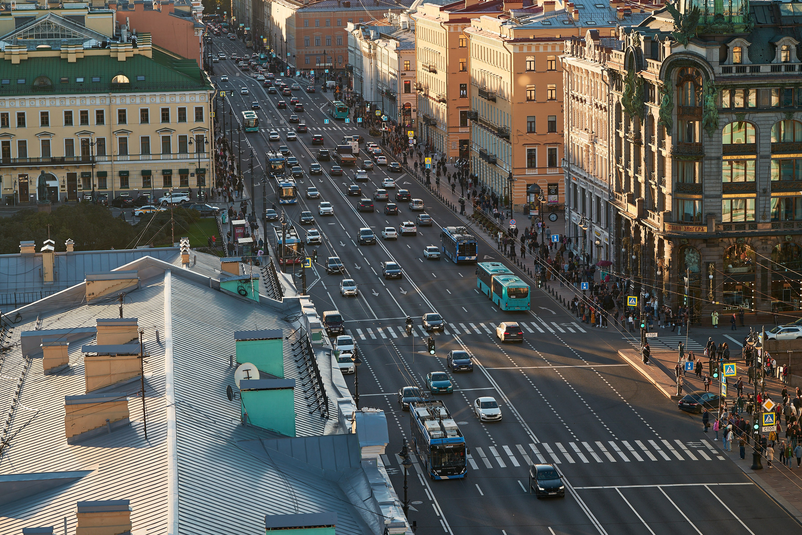 The view from the observation deck of the City Duma Tower | St. Petersburg. Фотограф