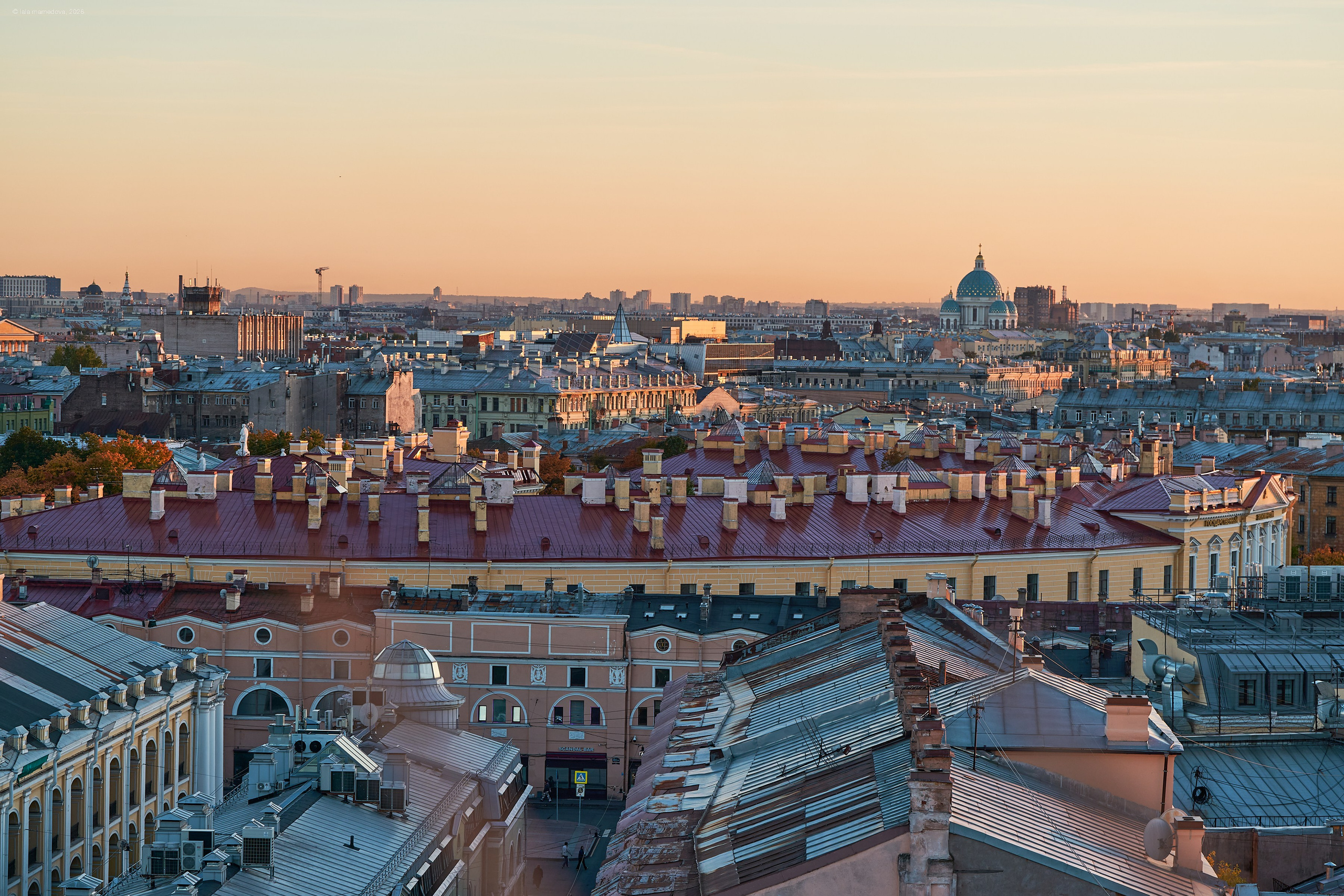 The view from the observation deck of the City Duma Tower | St. Petersburg. Фотограф