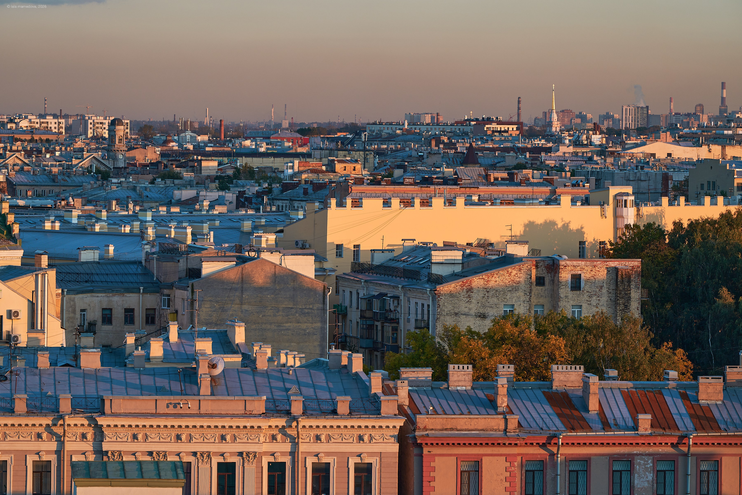 The view from the observation deck of the City Duma Tower | St. Petersburg. Фотограф