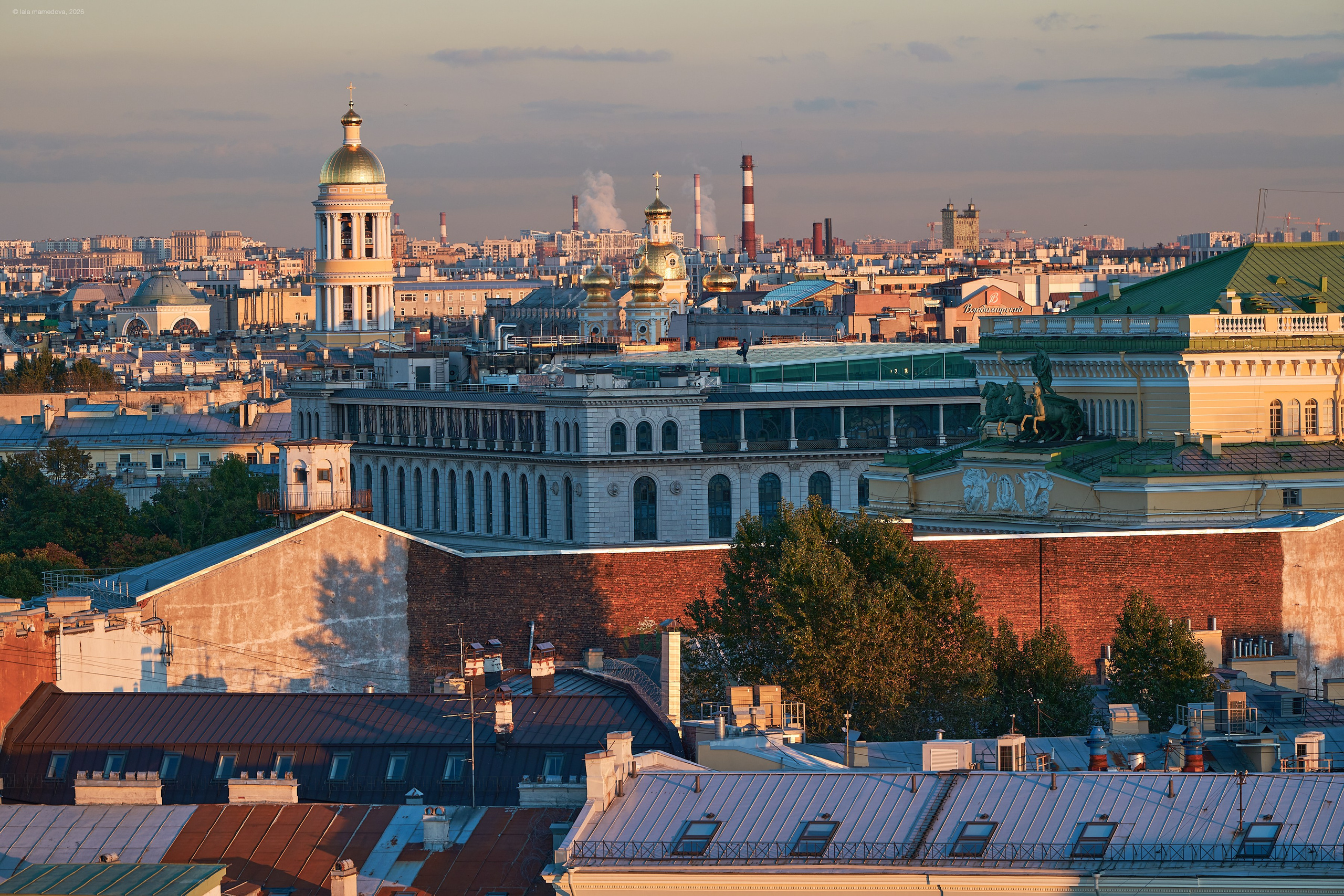 The view from the observation deck of the City Duma Tower | St. Petersburg. Фотограф