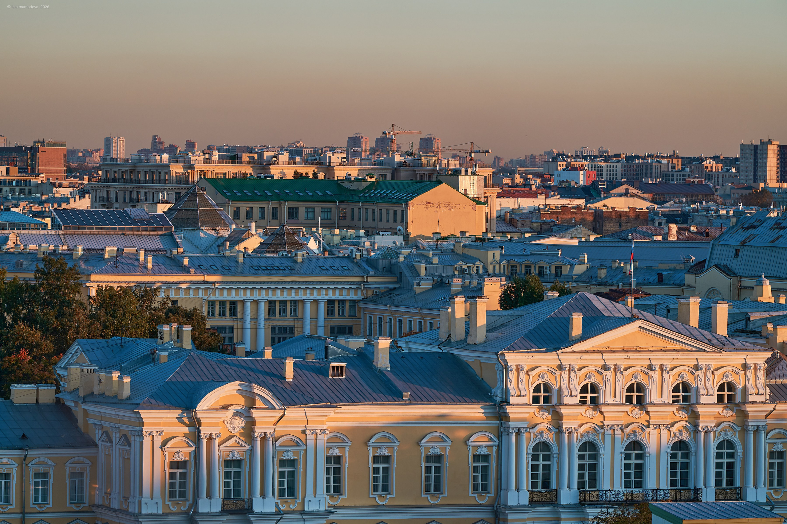 The view from the observation deck of the City Duma Tower | St. Petersburg. Фотограф