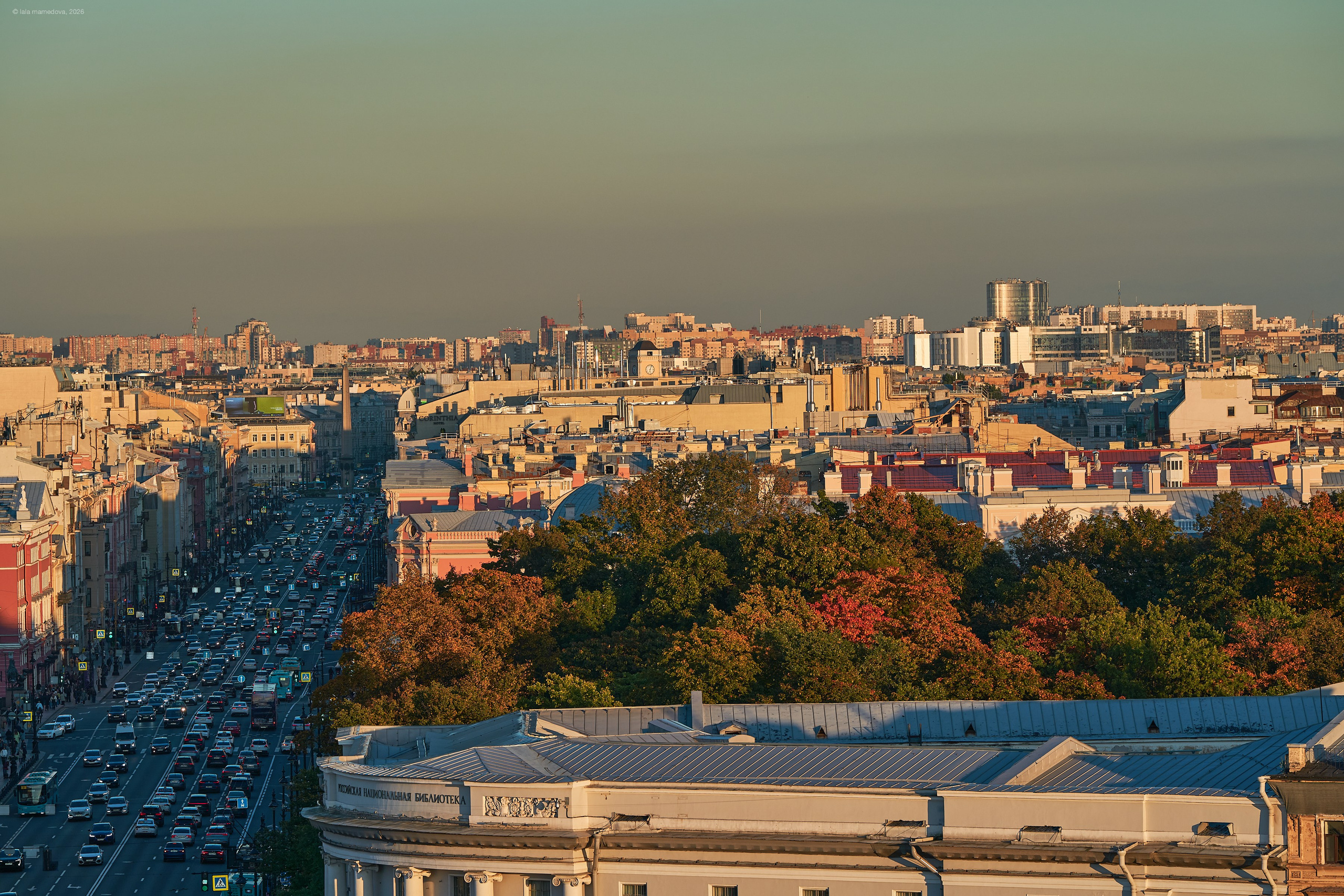 The view from the observation deck of the City Duma Tower | St. Petersburg. Фотограф