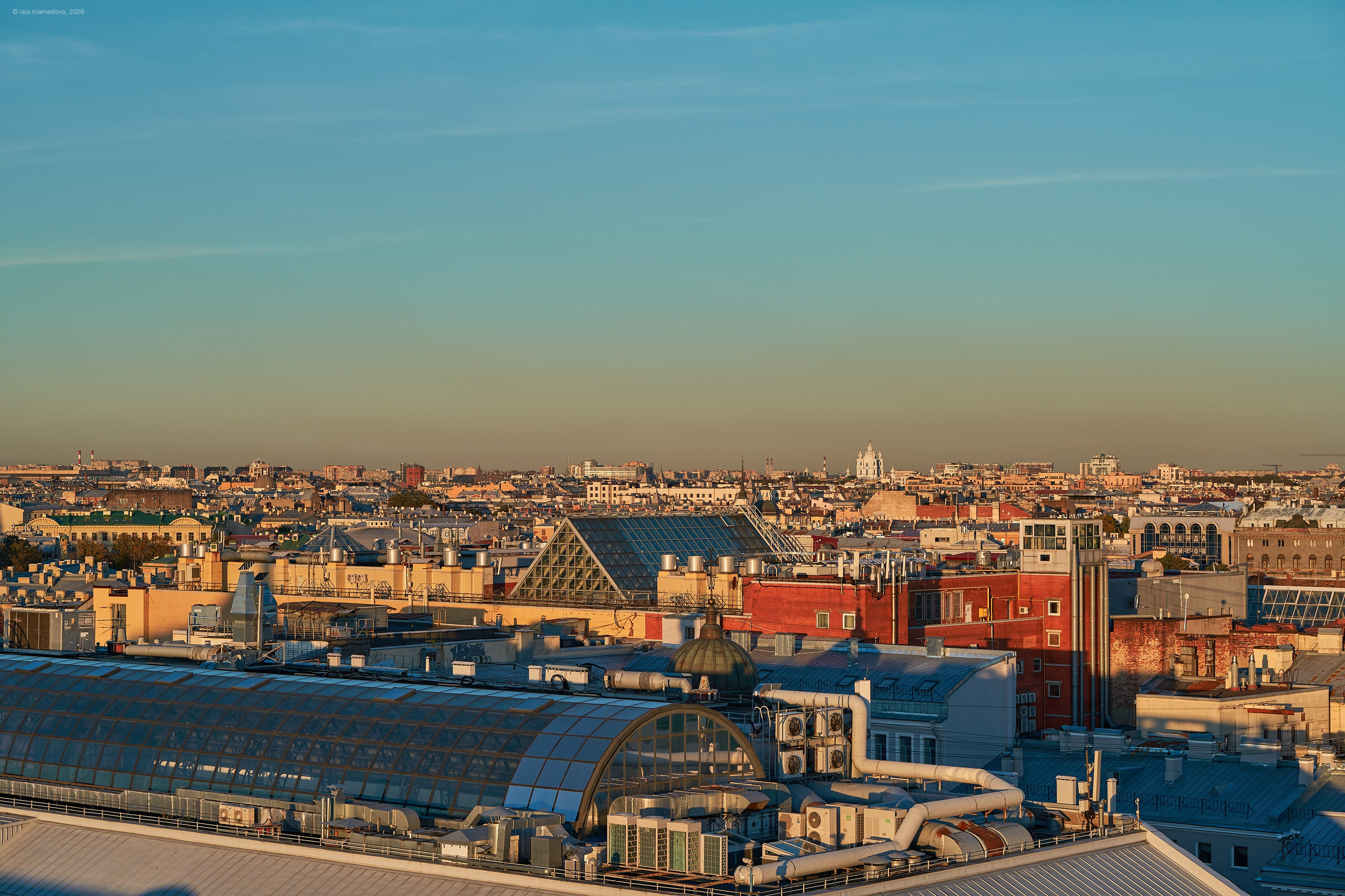 The view from the observation deck of the City Duma Tower | St. Petersburg. Фотограф