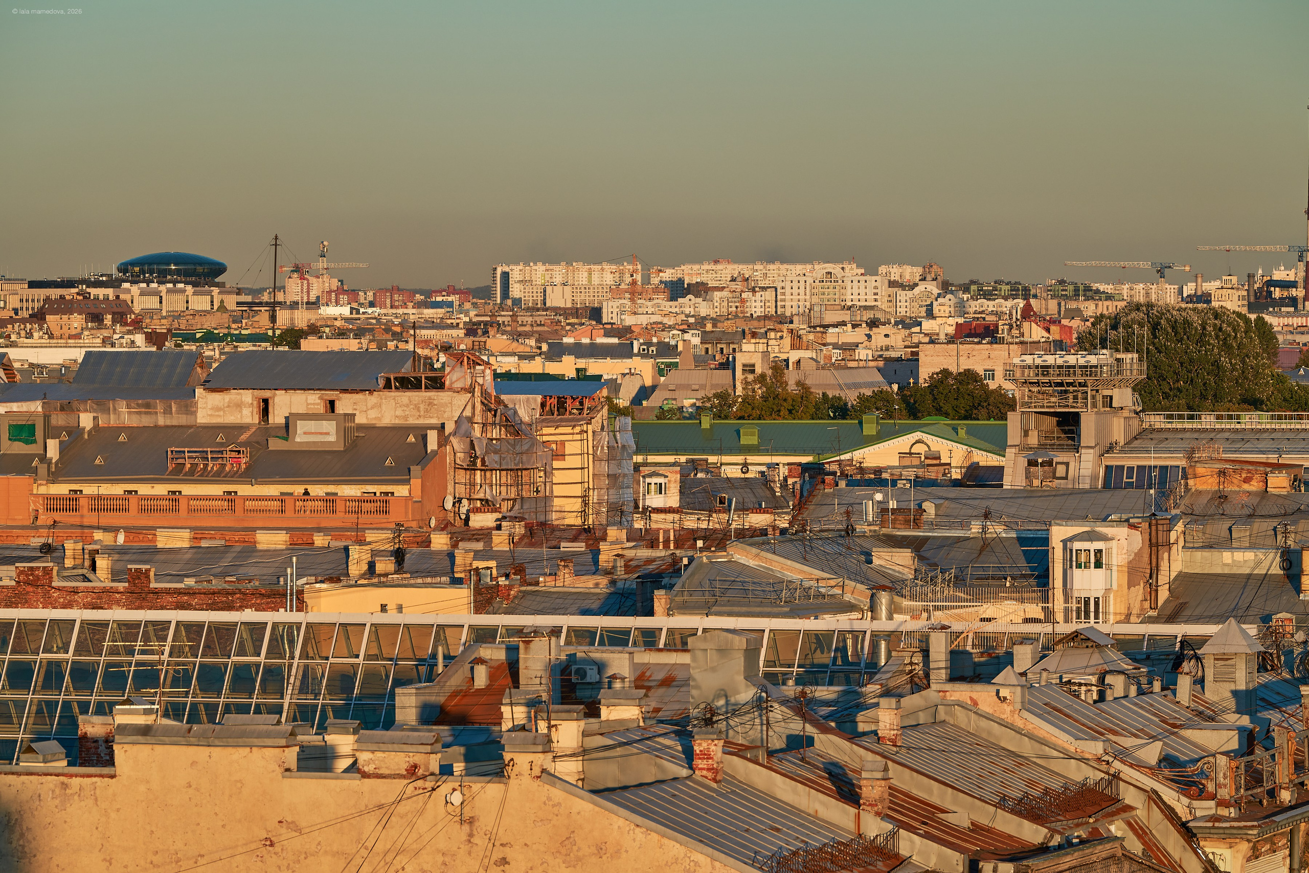 The view from the observation deck of the City Duma Tower | St. Petersburg. Фотограф