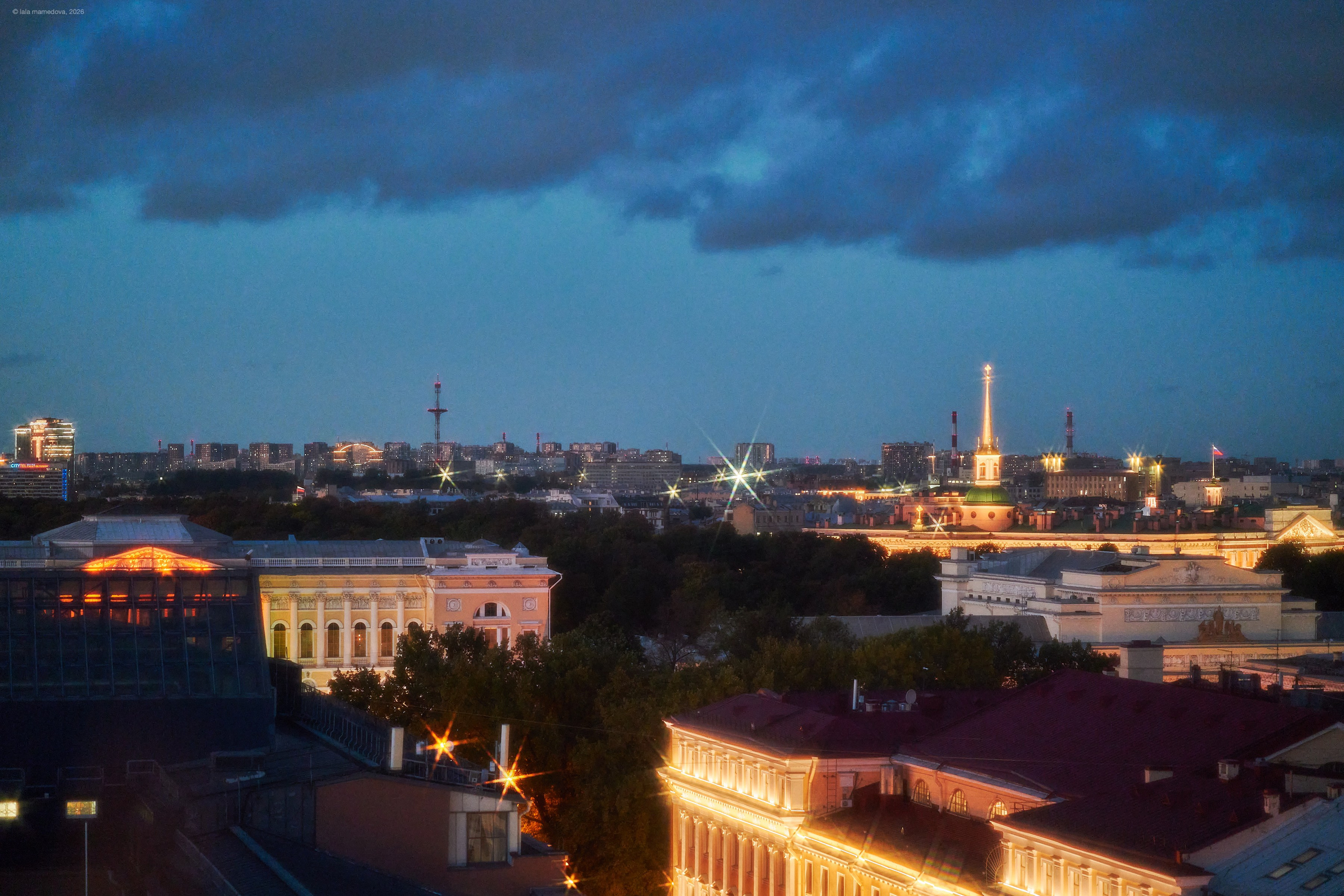 The view from the observation deck of the City Duma Tower | St. Petersburg. Фотограф