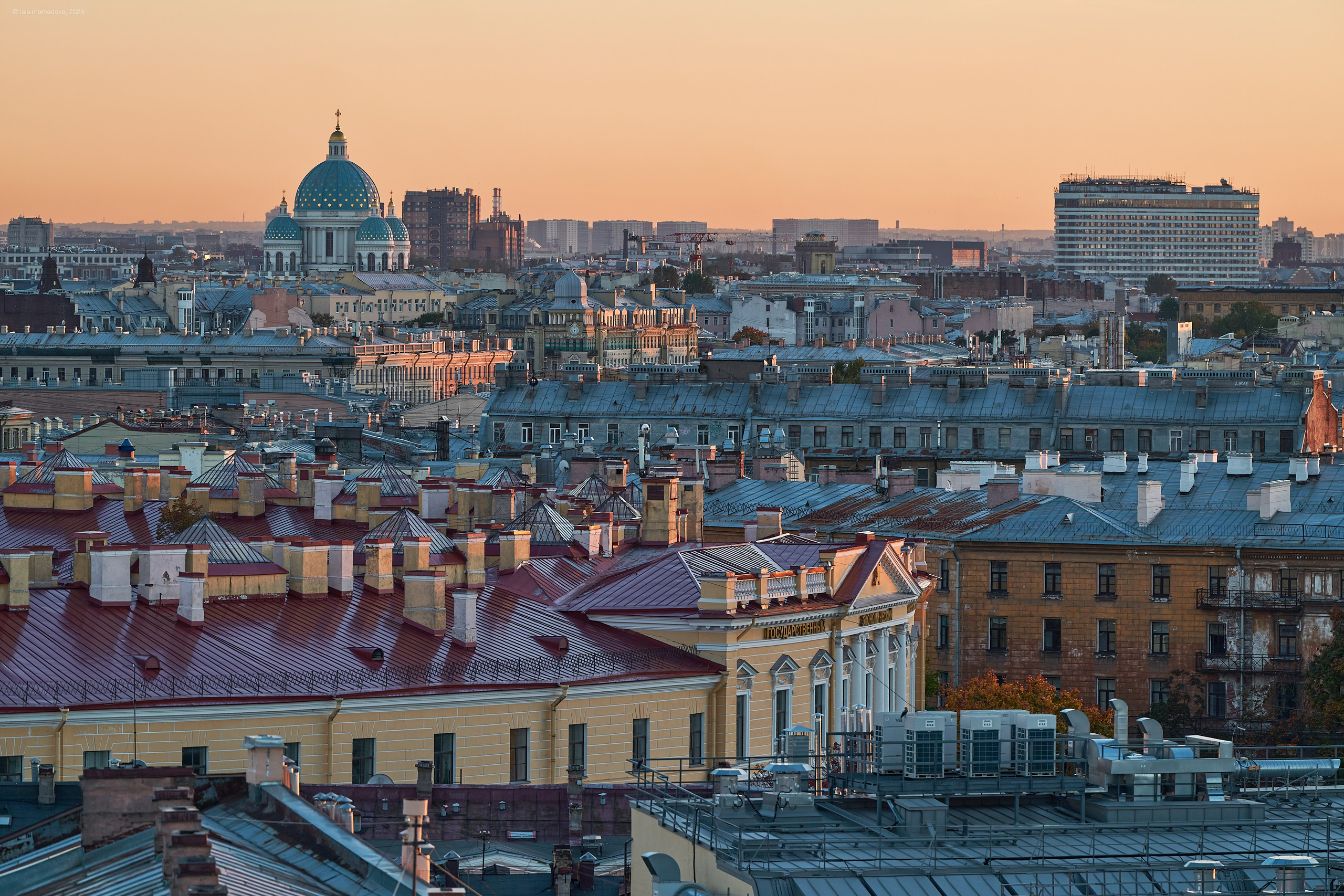 The view from the observation deck of the City Duma Tower | St. Petersburg. Фотограф