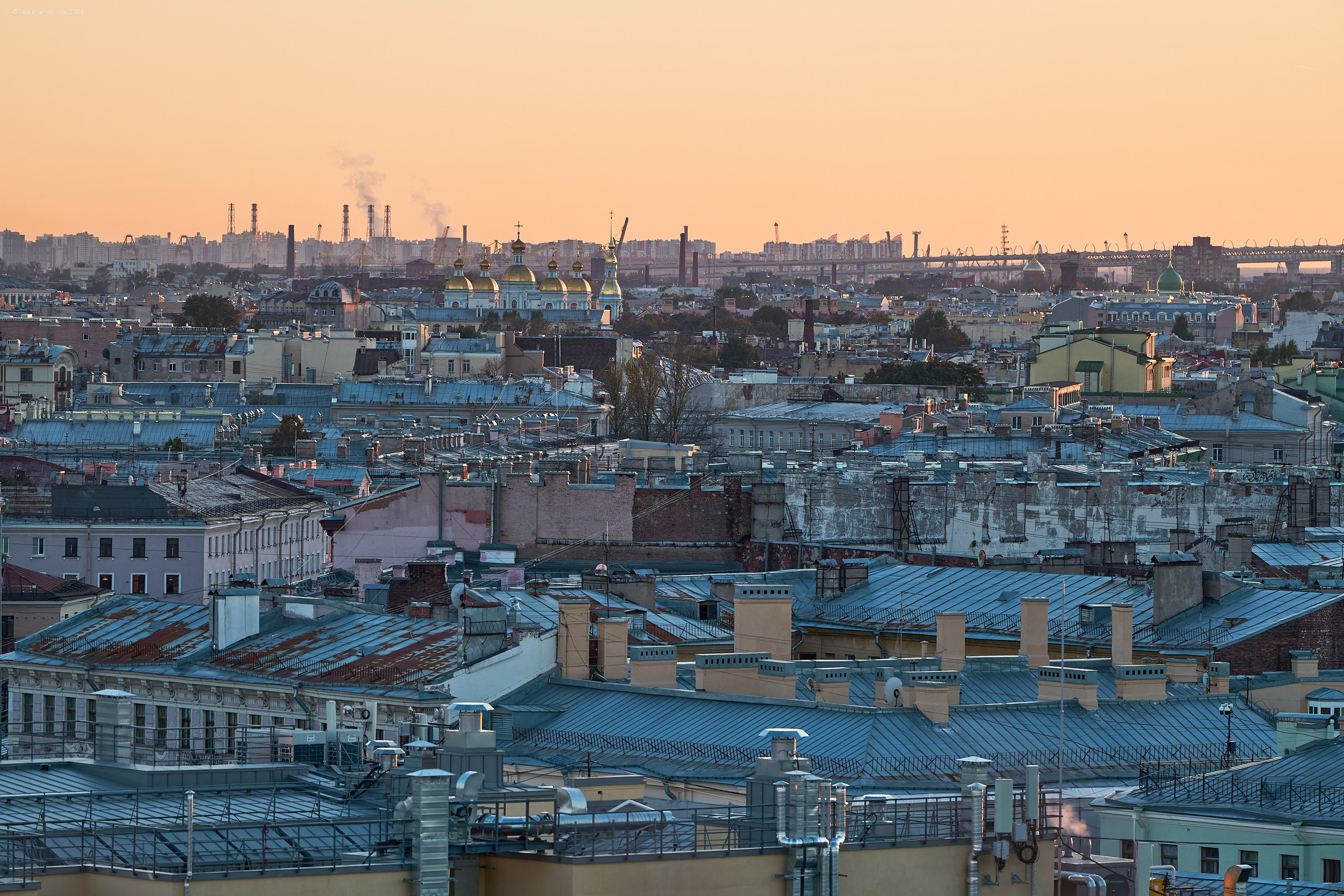 The view from the observation deck of the City Duma Tower | St. Petersburg. Фотограф