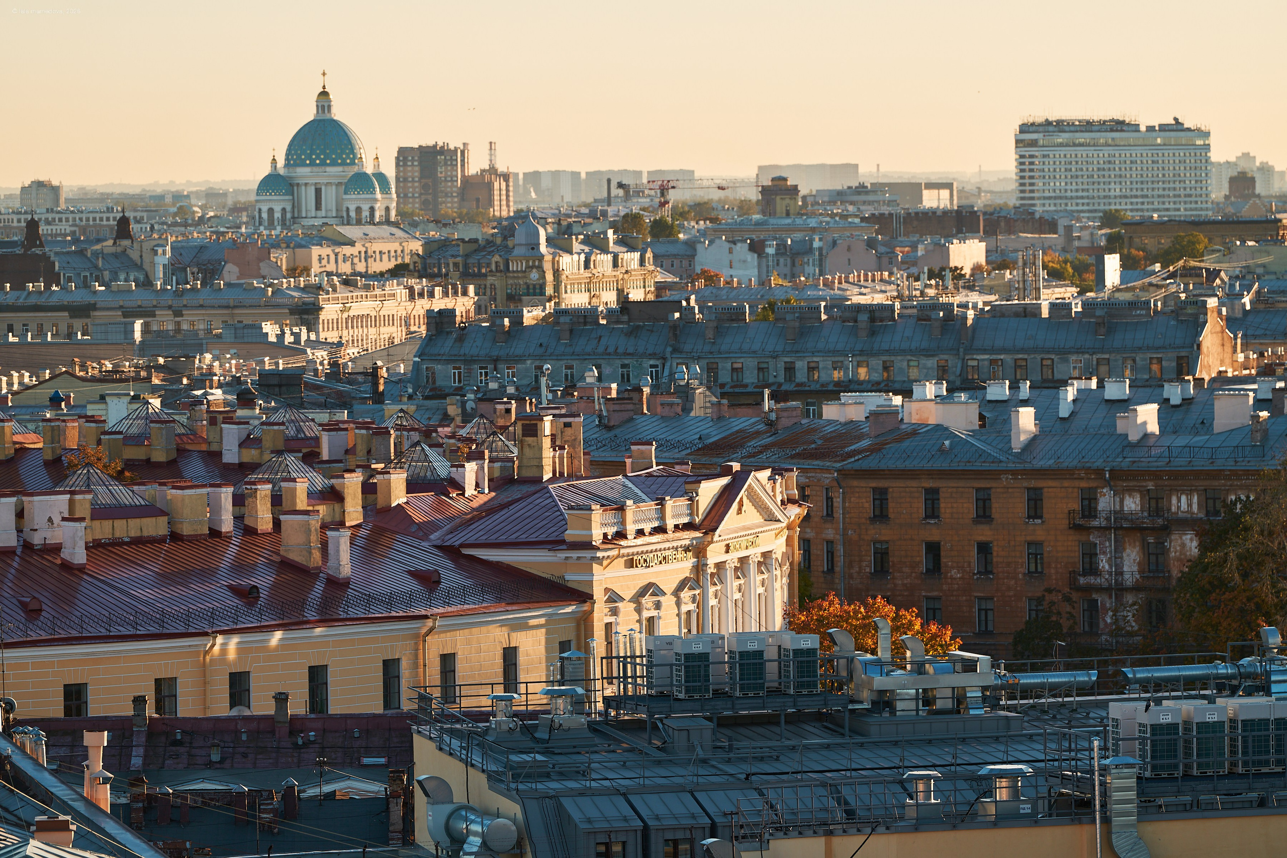 The view from the observation deck of the City Duma Tower | St. Petersburg. Фотограф