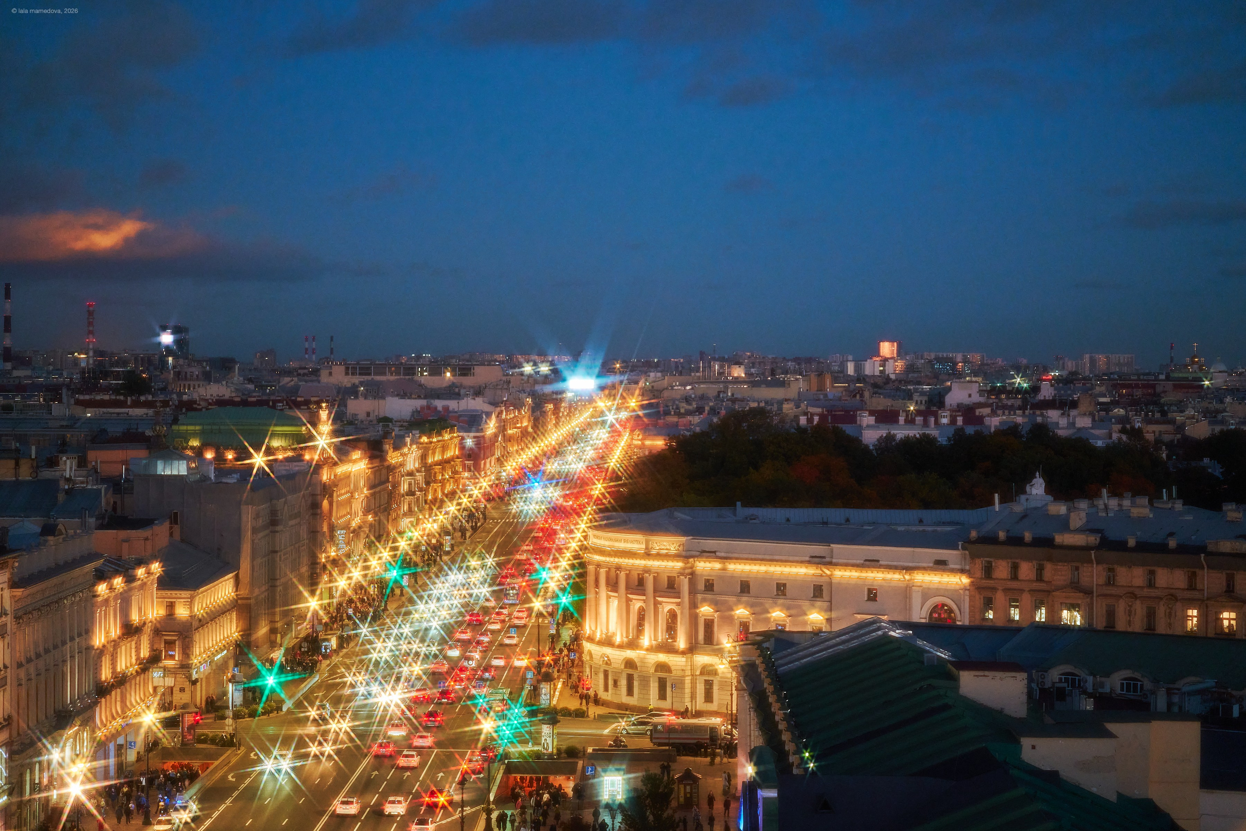 The view from the observation deck of the City Duma Tower | St. Petersburg. Фотограф