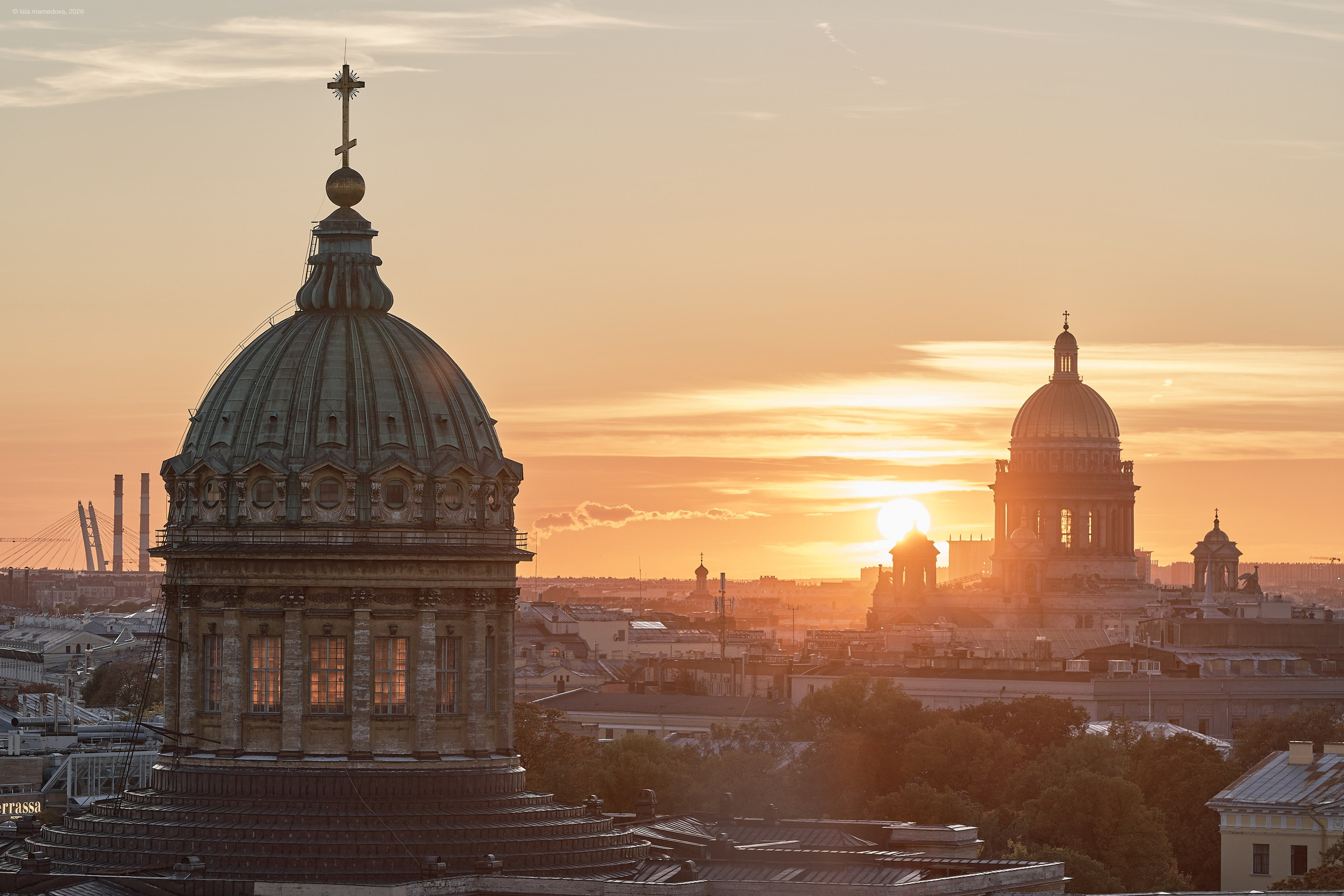 The view from the observation deck of the City Duma Tower | St. Petersburg. Фотограф