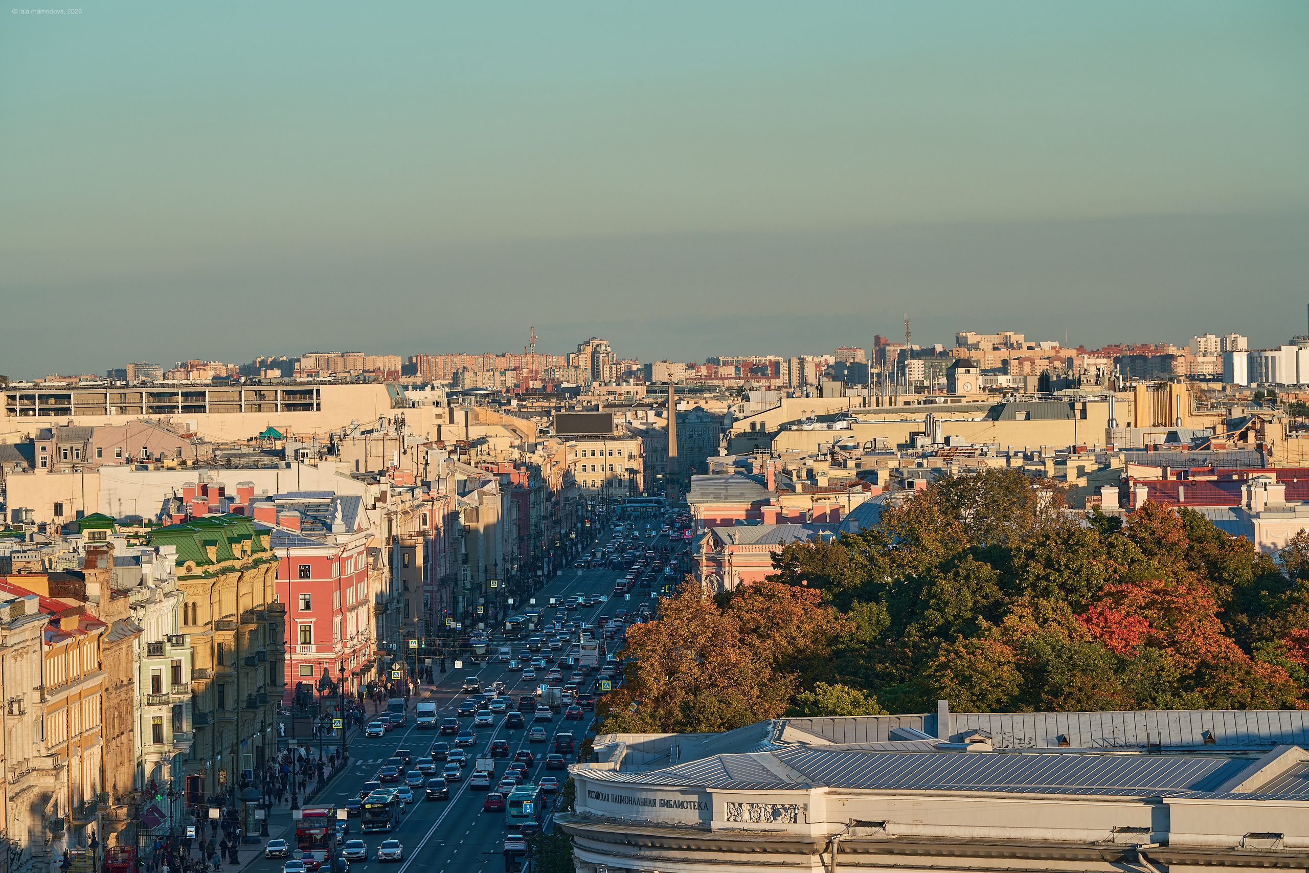 The view from the observation deck of the City Duma Tower | St. Petersburg. Фотограф