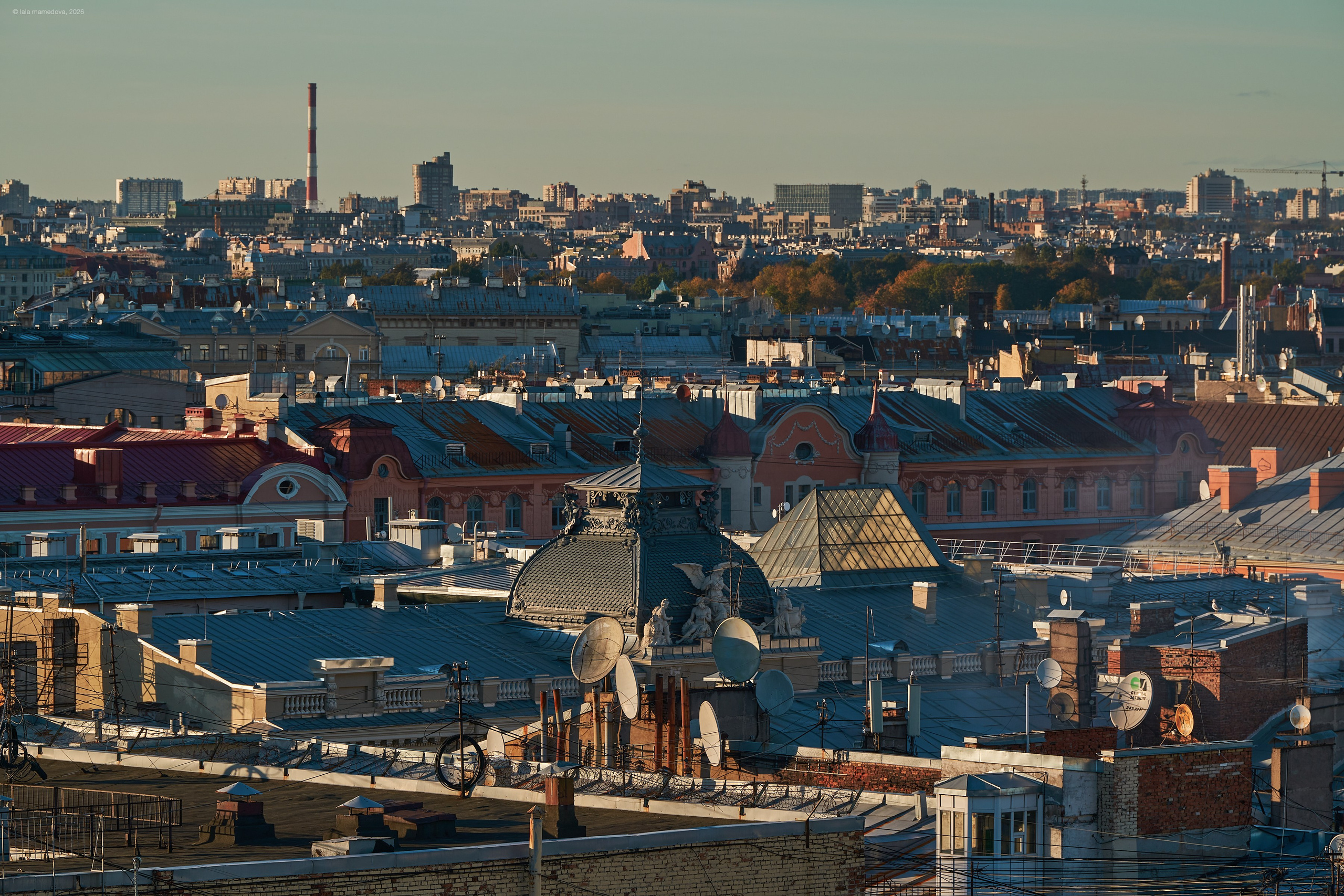 The view from the observation deck of the City Duma Tower | St. Petersburg. Фотограф