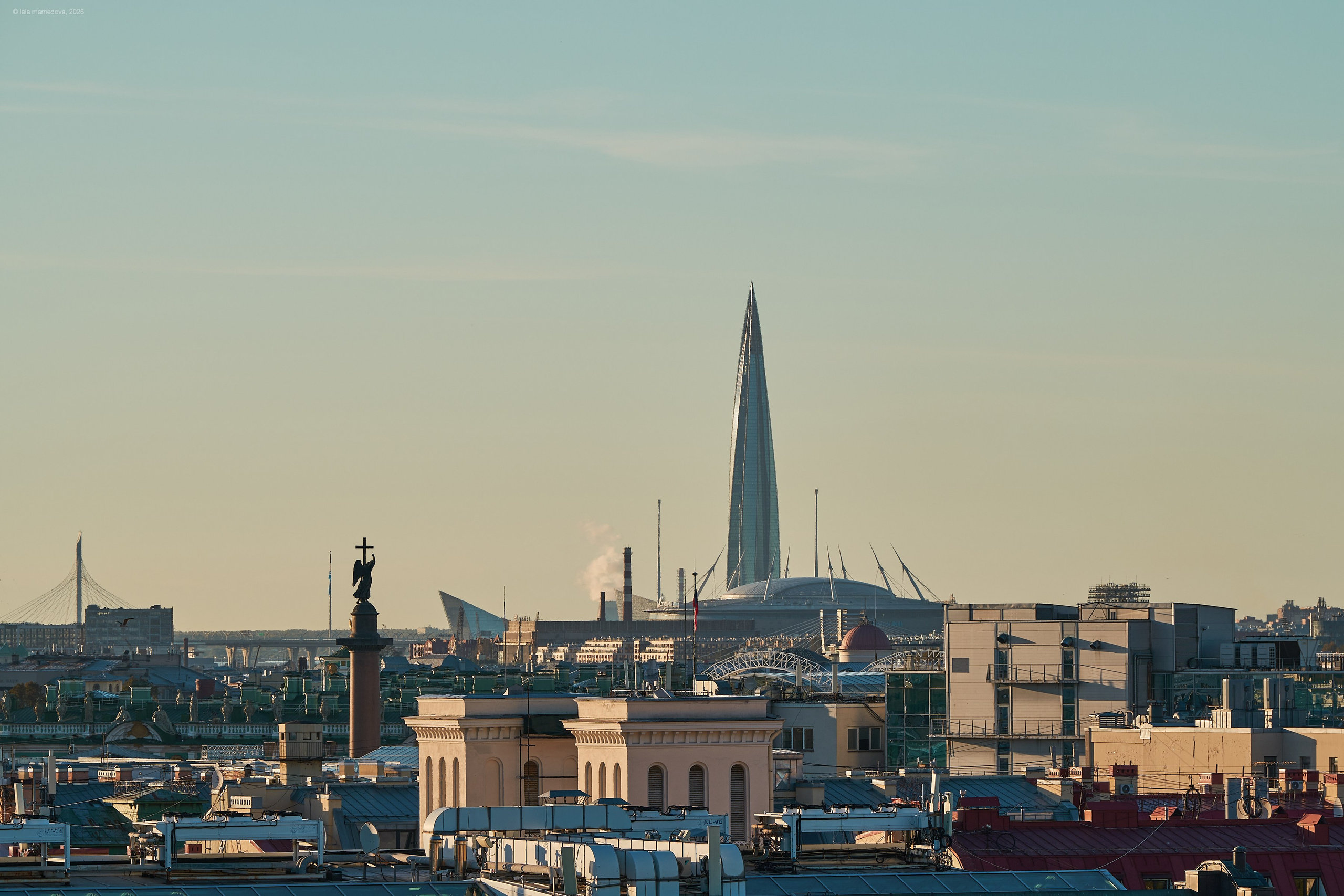 The view from the observation deck of the City Duma Tower | St. Petersburg. Фотограф