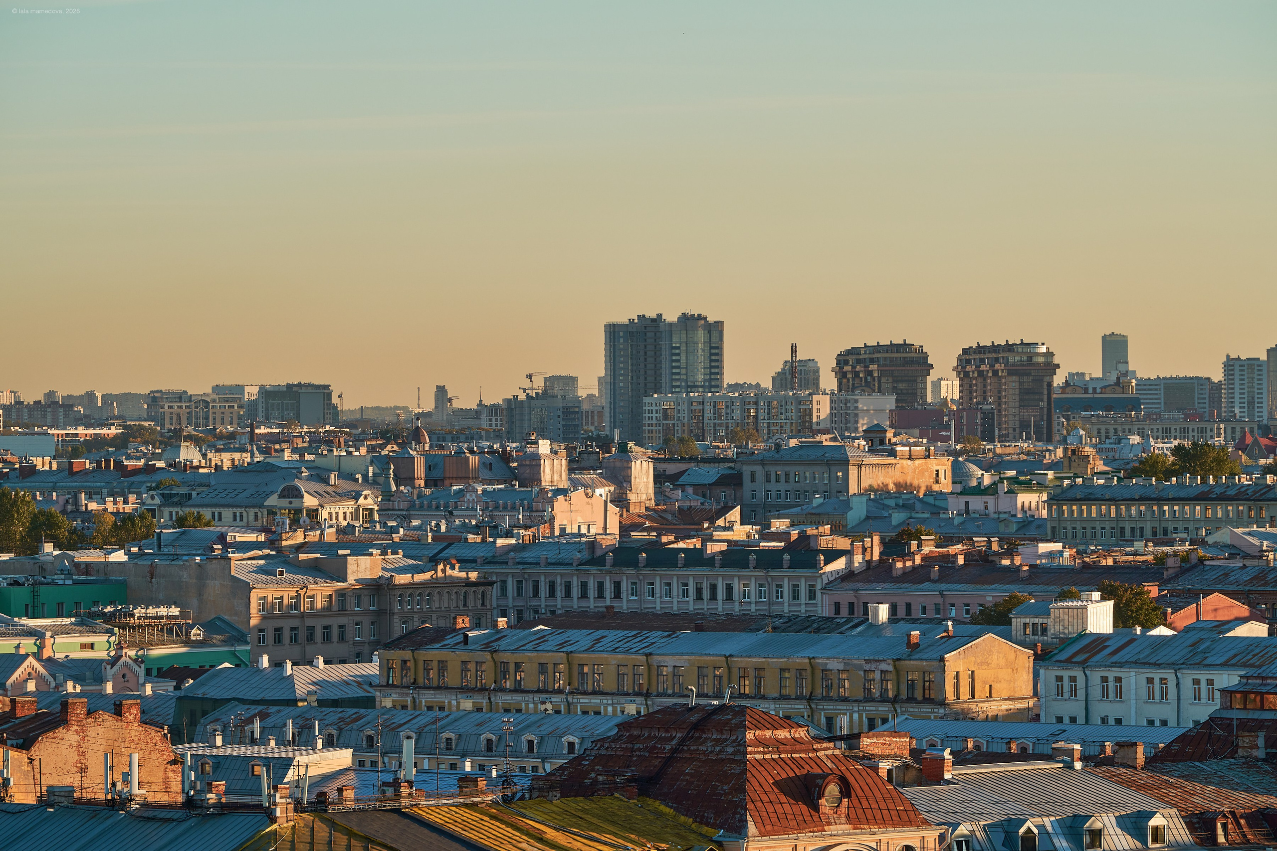 The view from the observation deck of the City Duma Tower | St. Petersburg. Фотограф