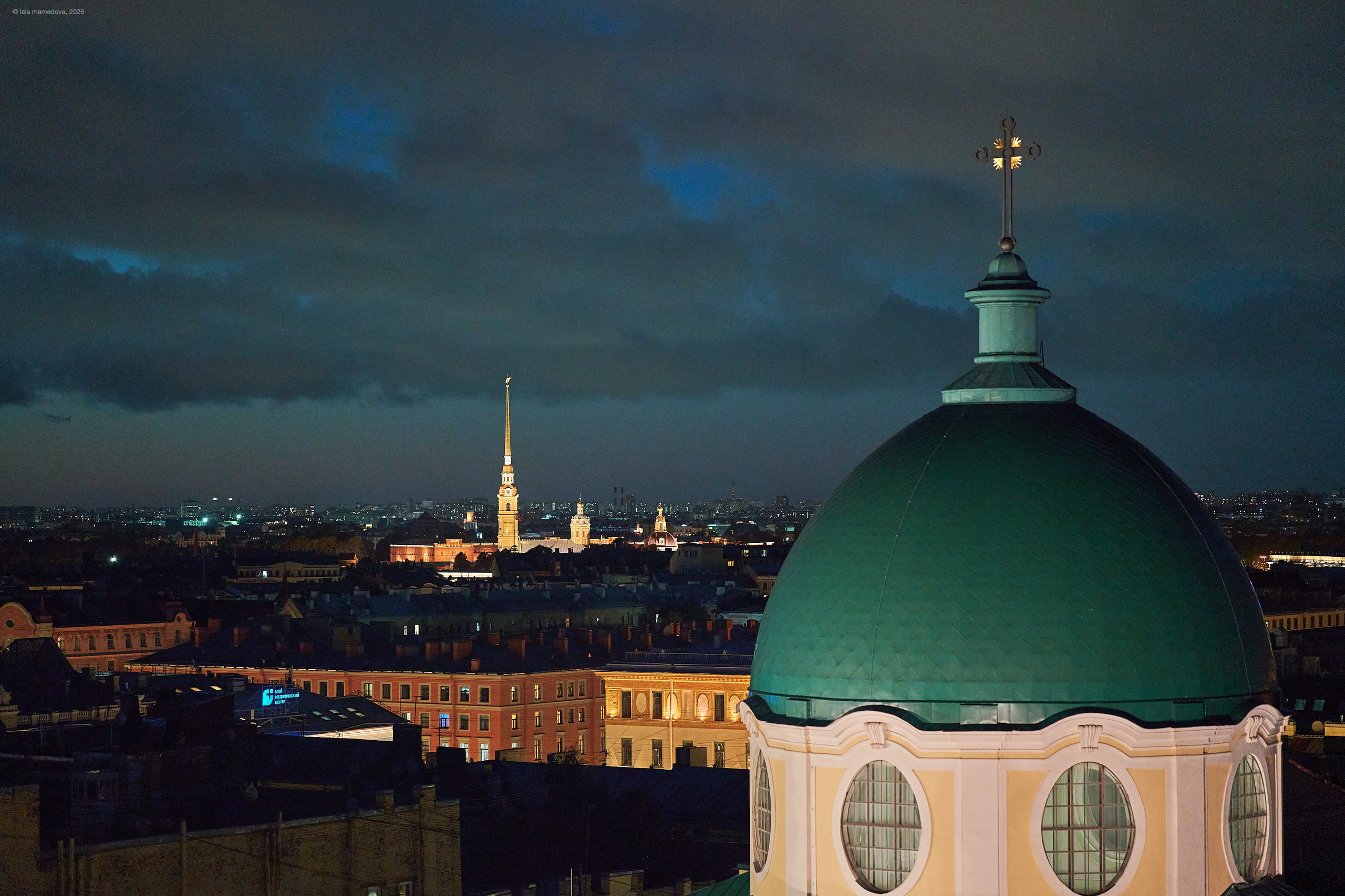 The view from the observation deck of the City Duma Tower | St. Petersburg. Фотограф