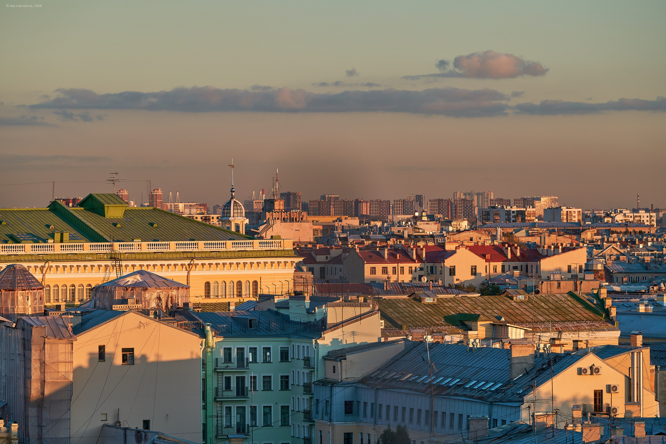 The view from the observation deck of the City Duma Tower | St. Petersburg. Фотограф