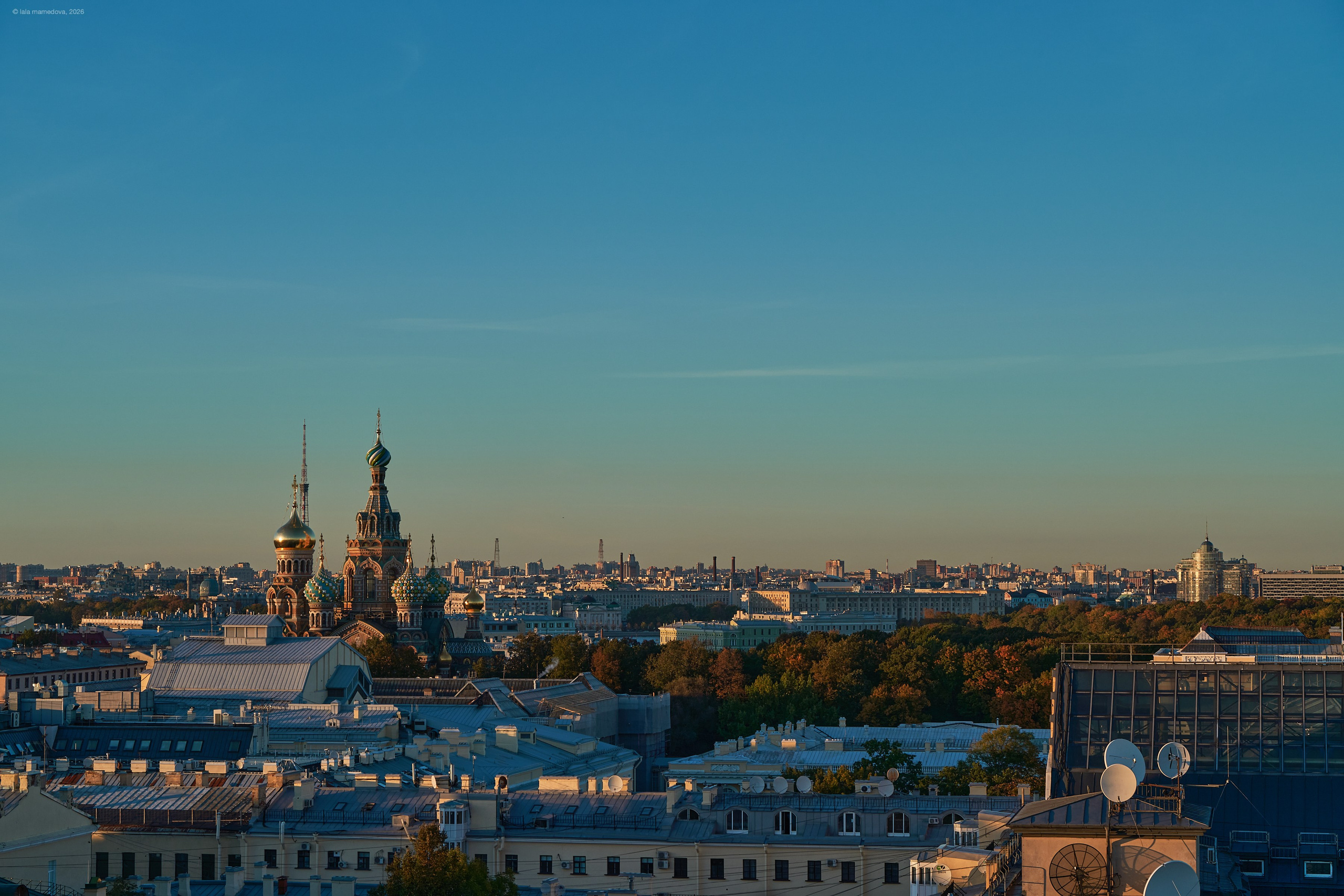 The view from the observation deck of the City Duma Tower | St. Petersburg. Фотограф