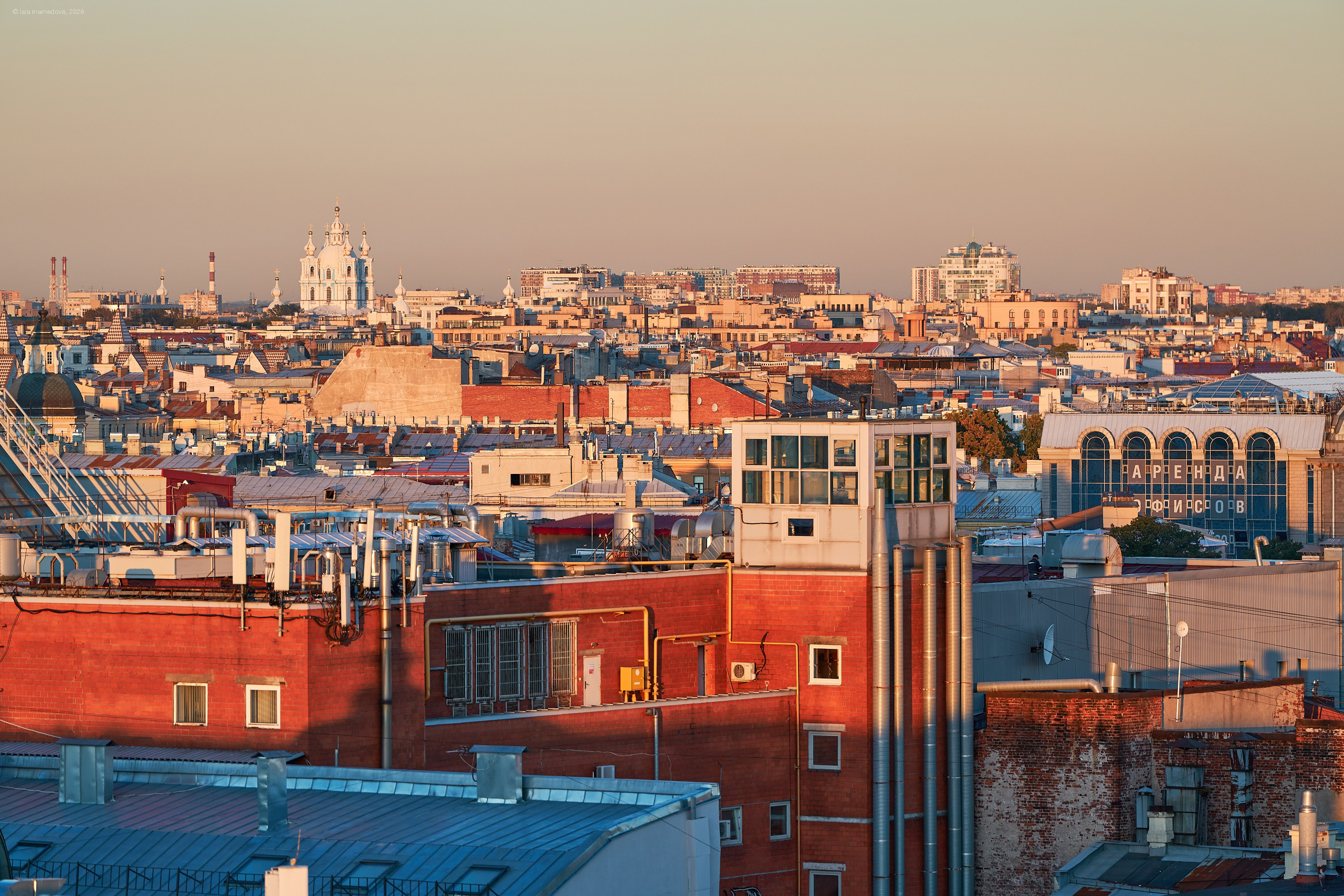 The view from the observation deck of the City Duma Tower | St. Petersburg. Фотограф
