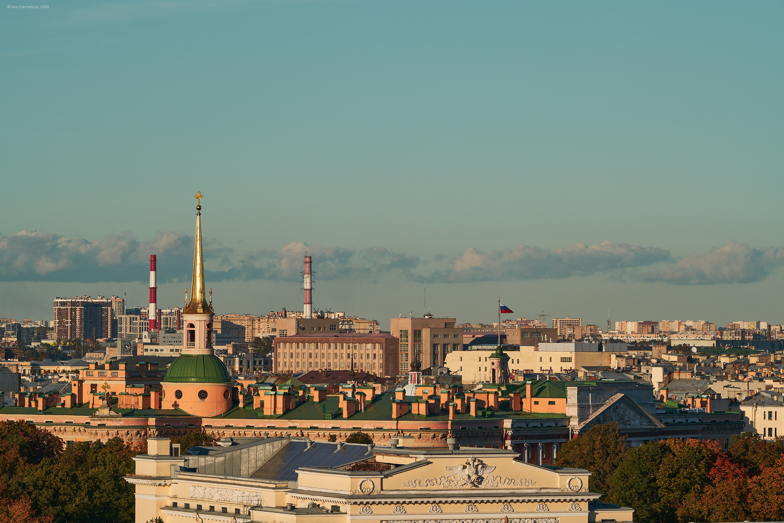 The view from the observation deck of the City Duma Tower | St. Petersburg. Фотограф