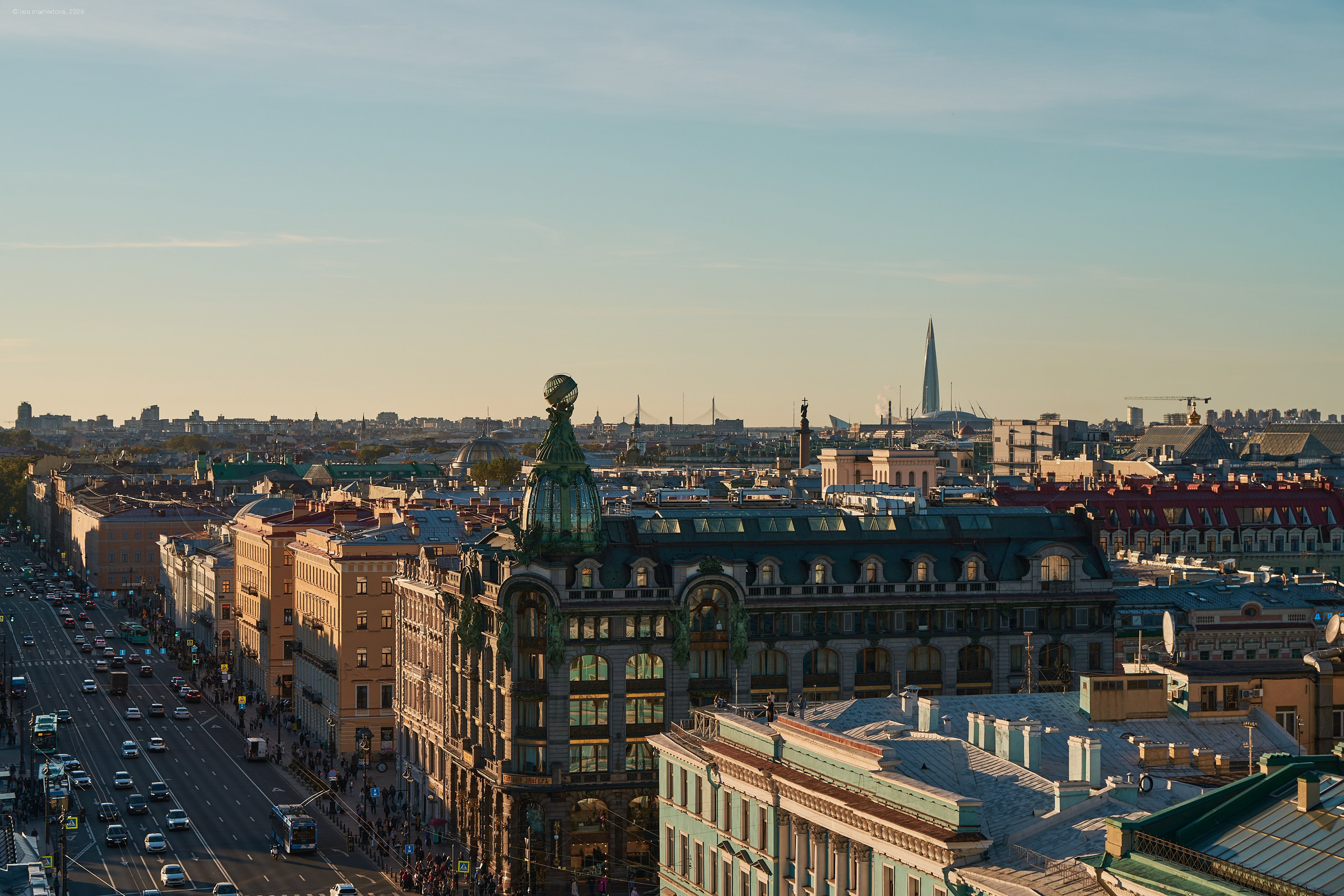 The view from the observation deck of the City Duma Tower | St. Petersburg. Фотограф