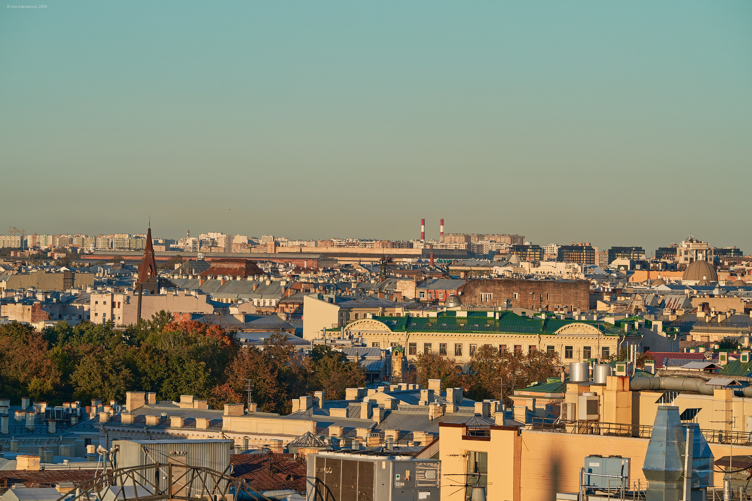The view from the observation deck of the City Duma Tower | St. Petersburg. Фотограф