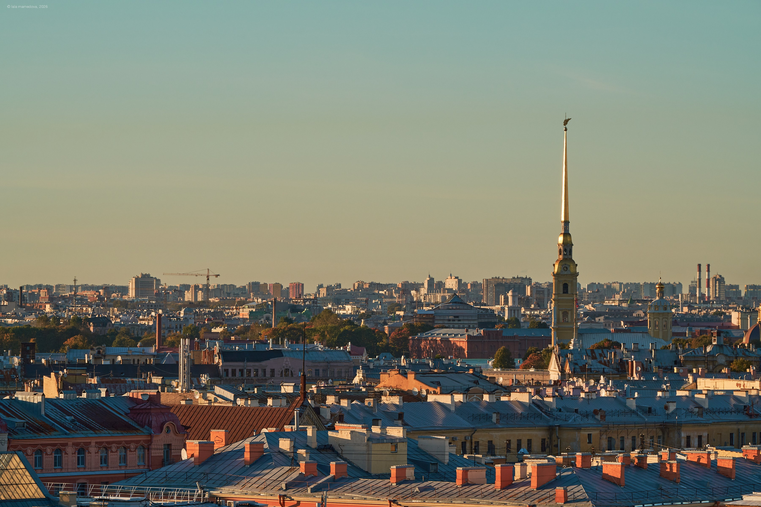 The view from the observation deck of the City Duma Tower | St. Petersburg. Фотограф