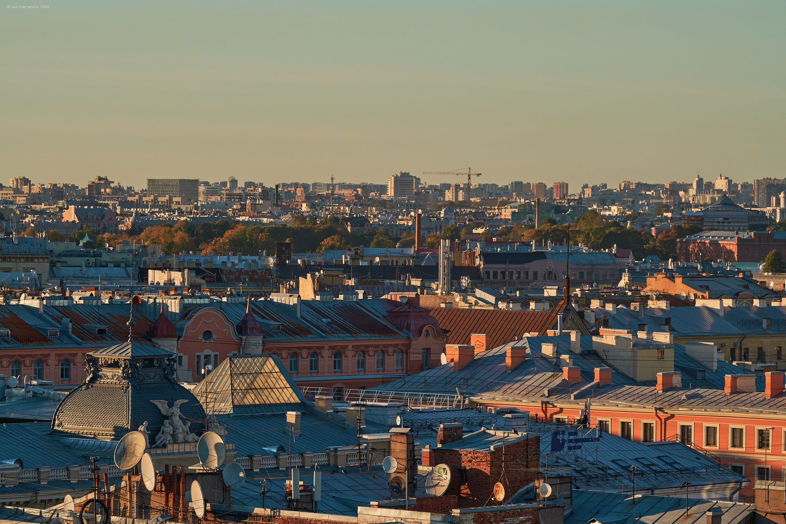 The view from the observation deck of the City Duma Tower | St. Petersburg. Фотограф