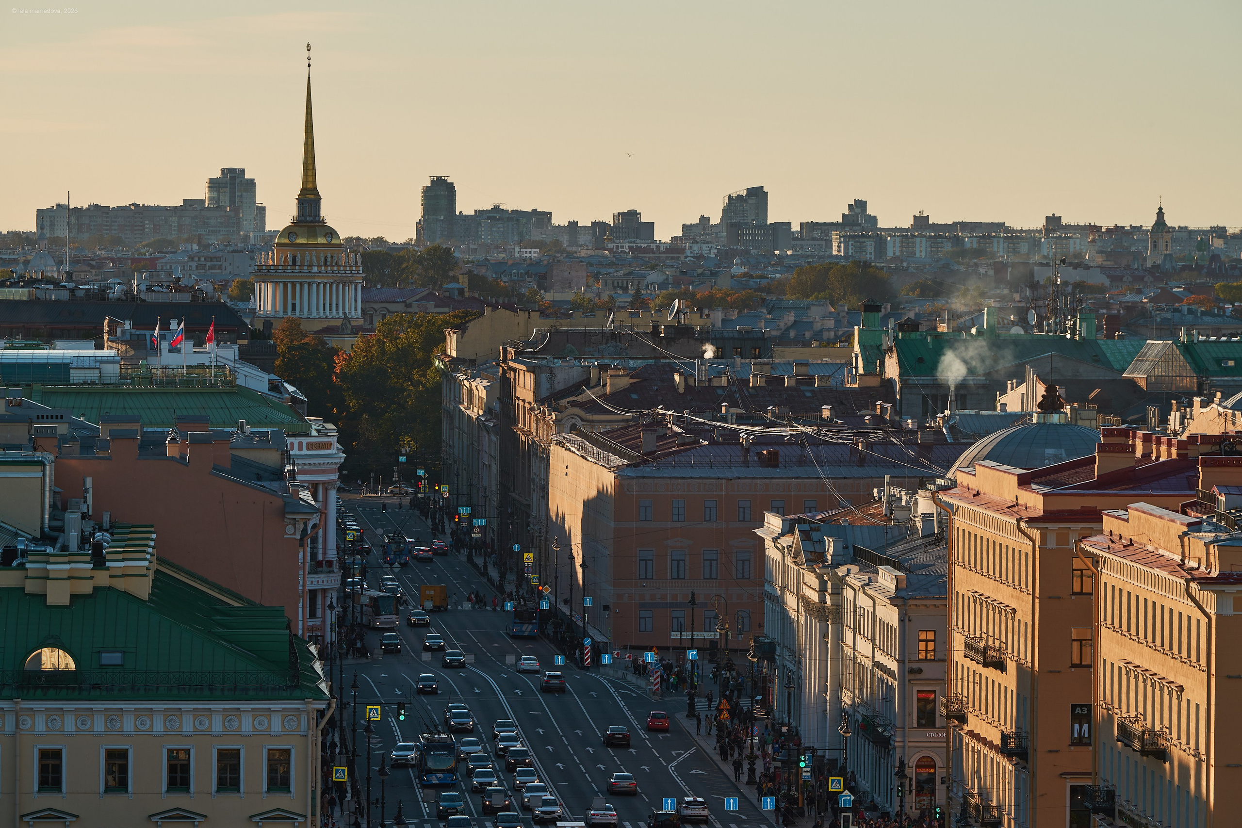 The view from the observation deck of the City Duma Tower | St. Petersburg. Фотограф
