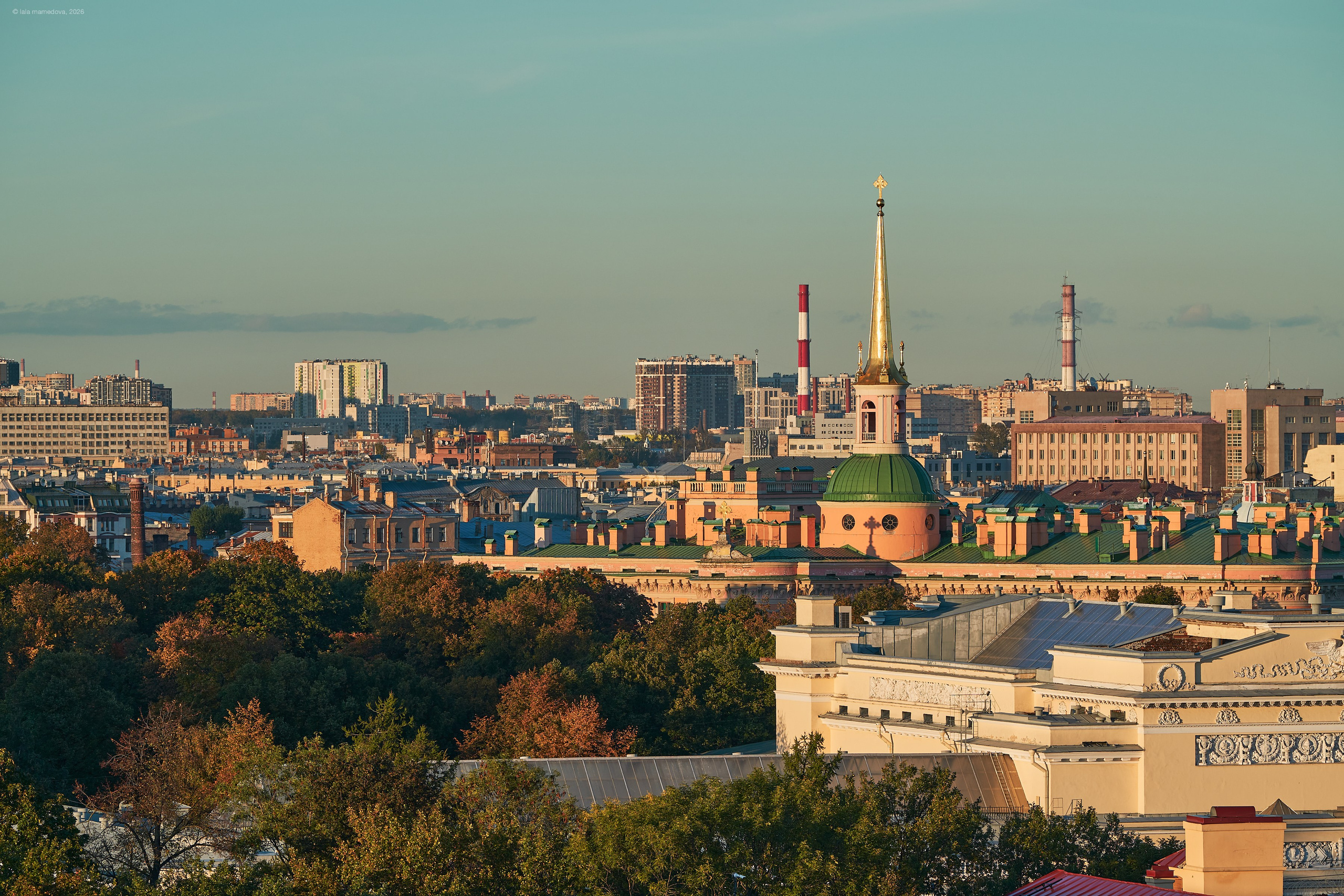 The view from the observation deck of the City Duma Tower | St. Petersburg. Фотограф