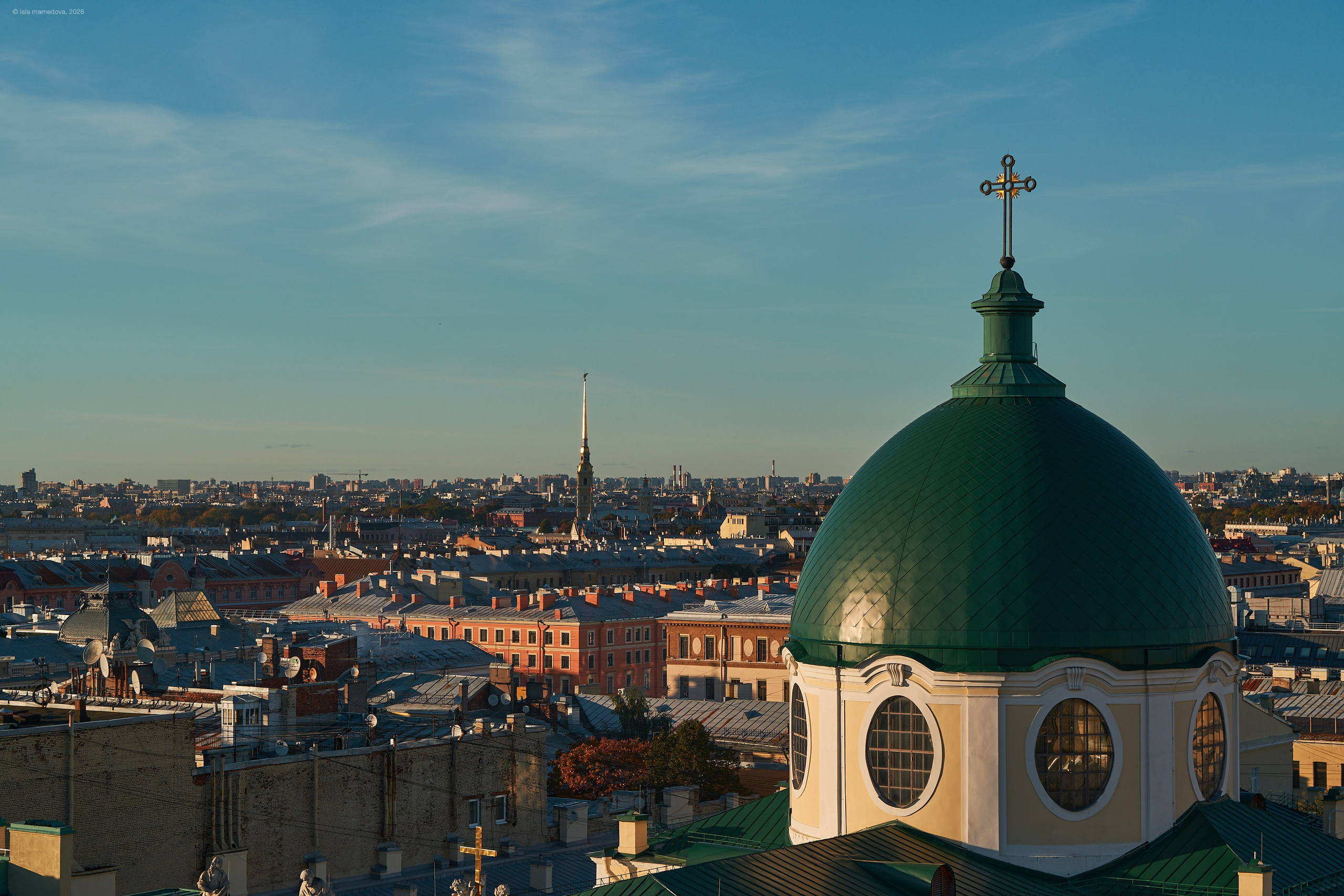 The view from the observation deck of the City Duma Tower | St. Petersburg. Фотограф