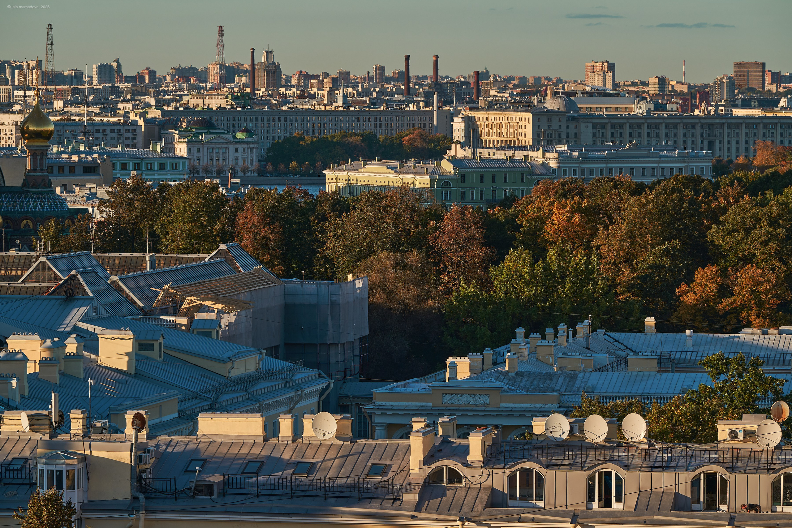 The view from the observation deck of the City Duma Tower | St. Petersburg. Фотограф
