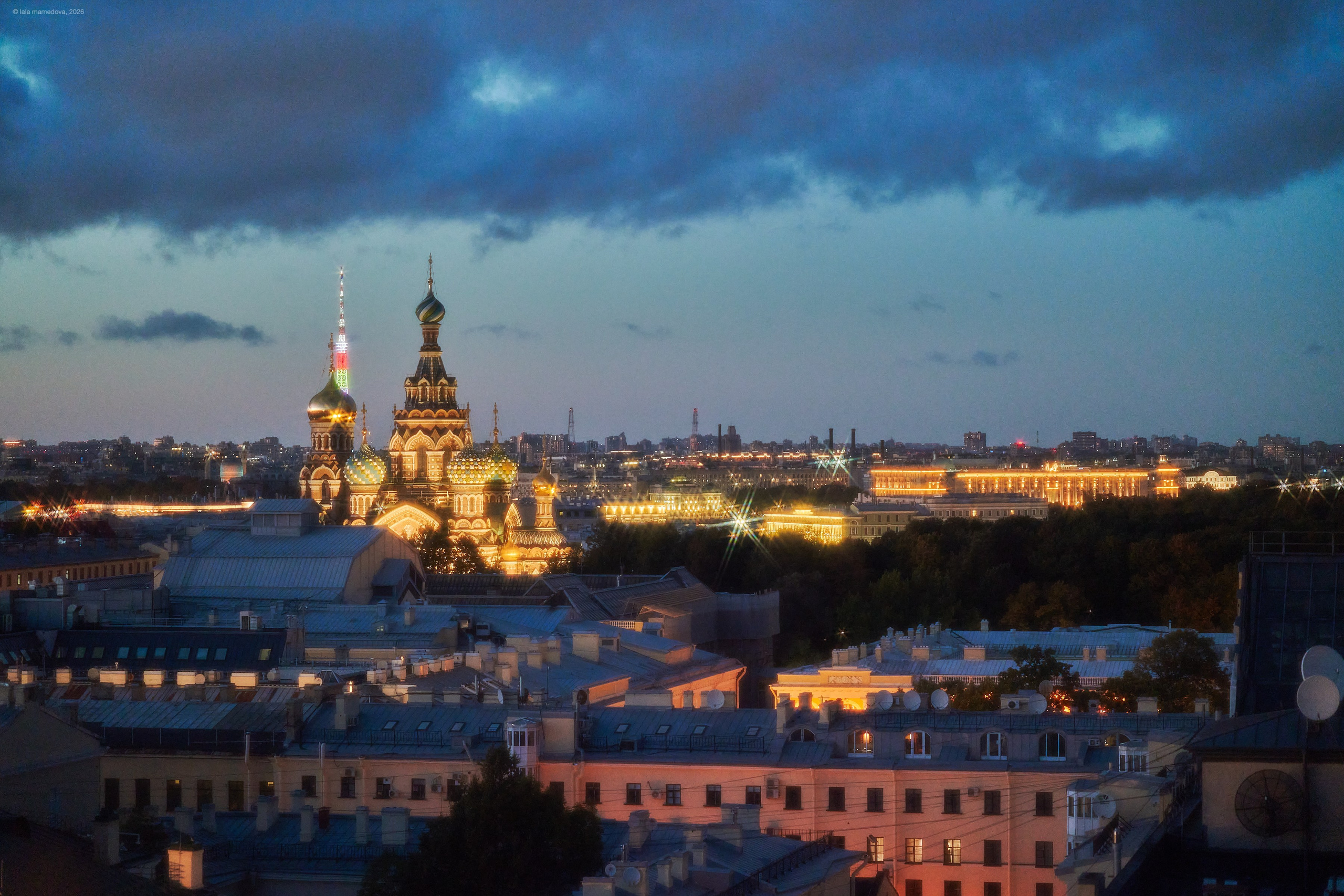 The view from the observation deck of the City Duma Tower | St. Petersburg. Фотограф