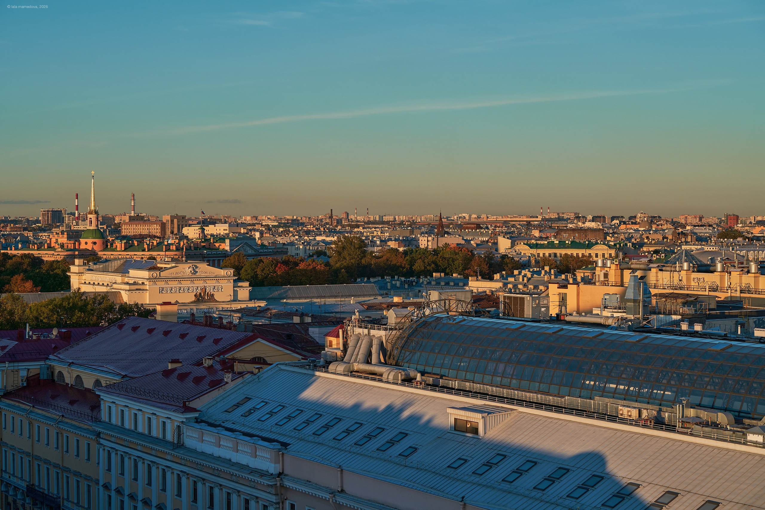 The view from the observation deck of the City Duma Tower | St. Petersburg. Фотограф