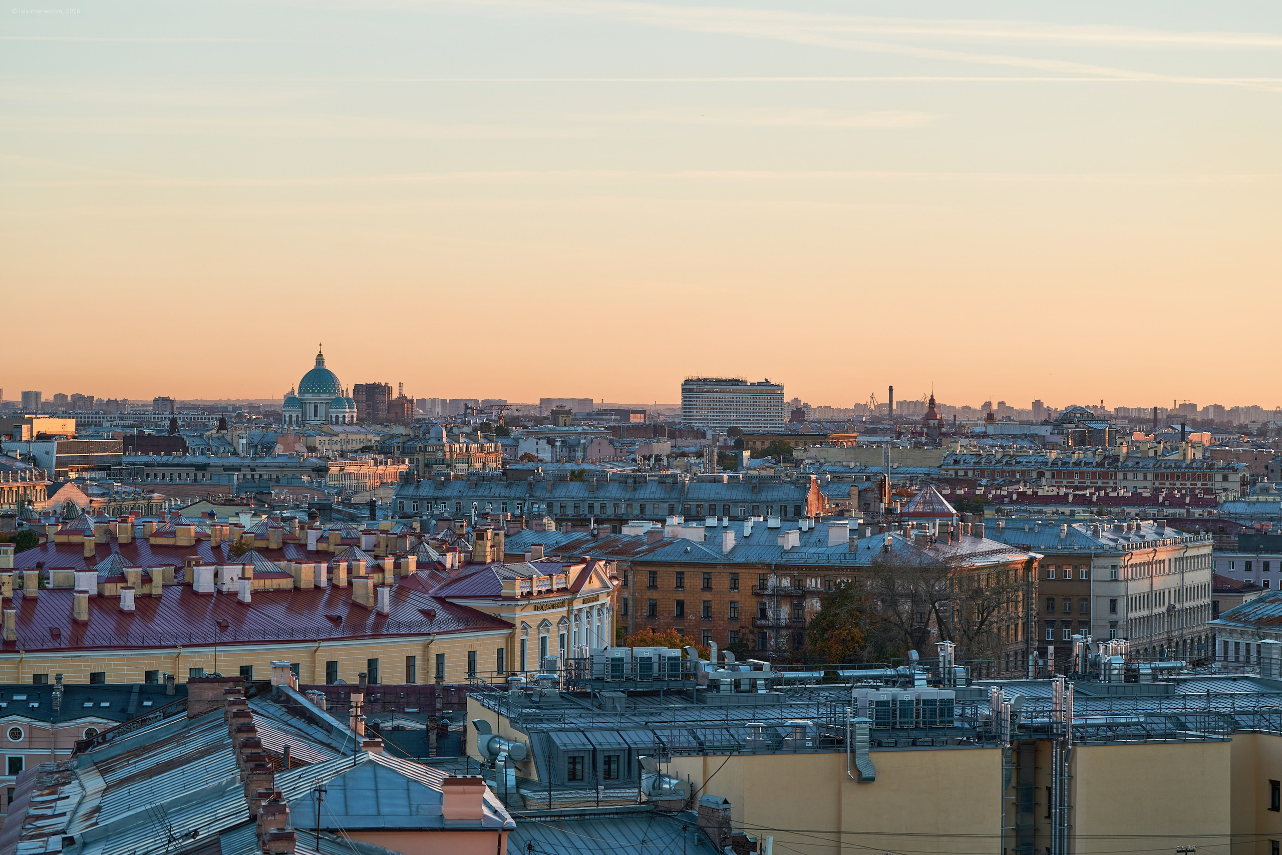 The view from the observation deck of the City Duma Tower | St. Petersburg. Фотограф