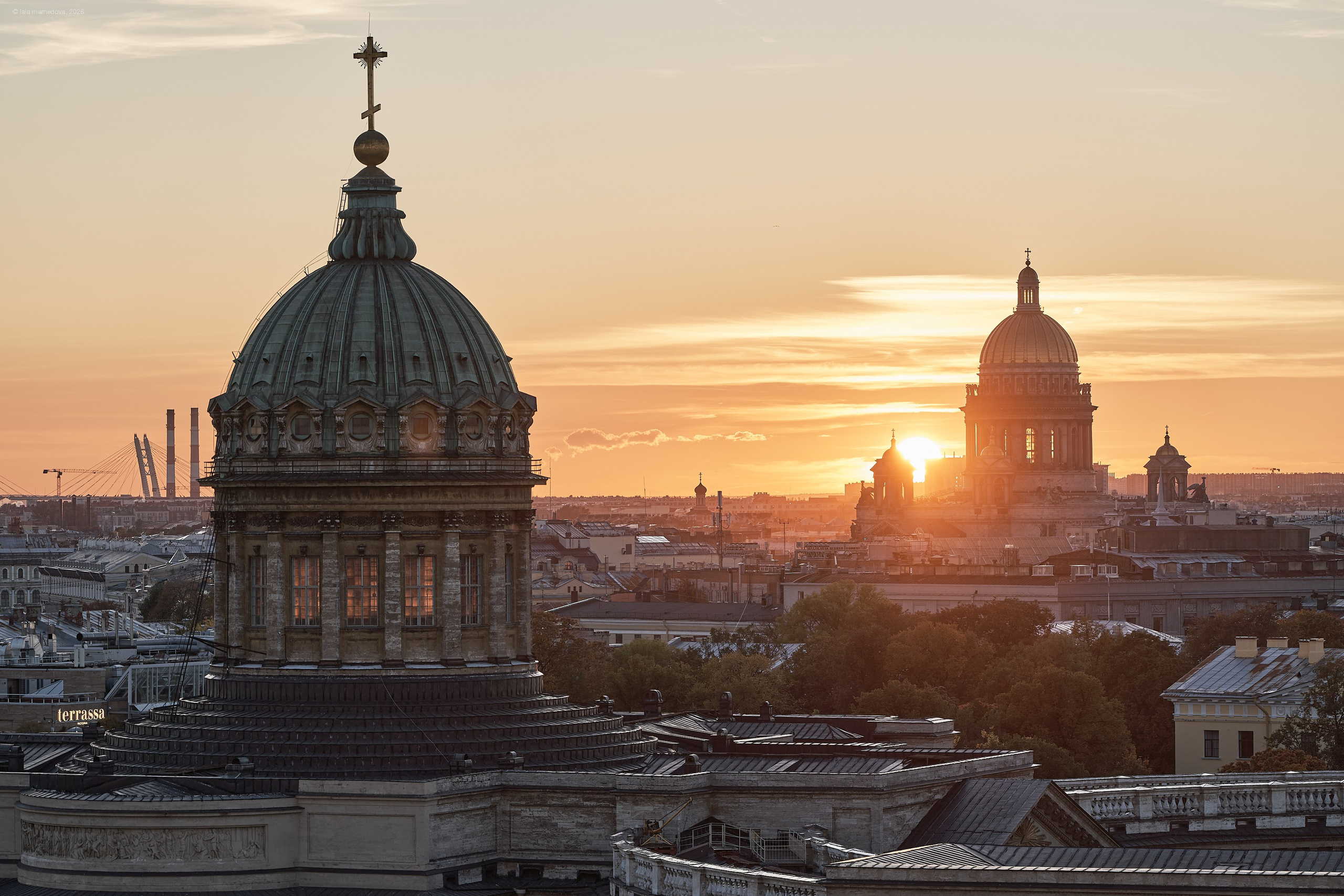 The view from the observation deck of the City Duma Tower | St. Petersburg. Фотограф