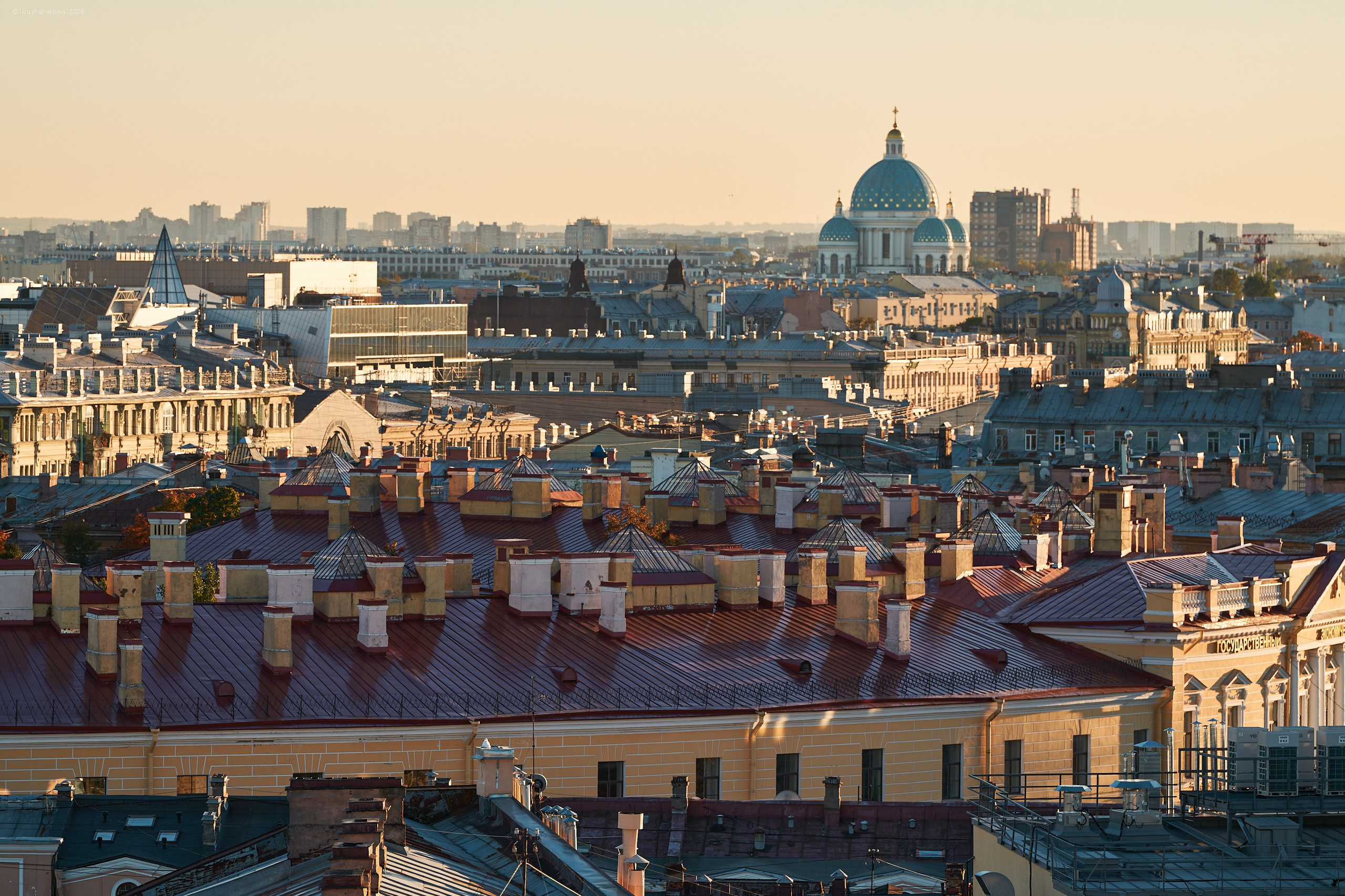The view from the observation deck of the City Duma Tower | St. Petersburg. Фотограф
