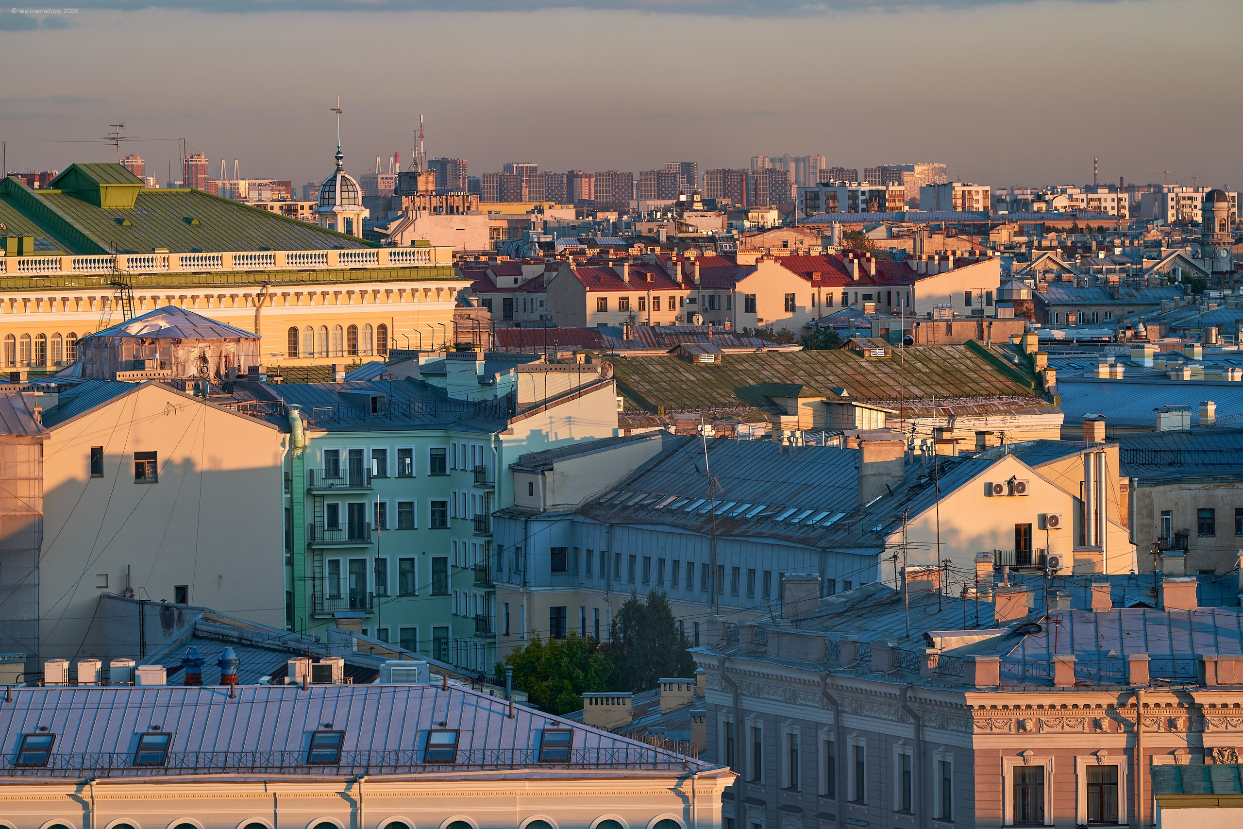 The view from the observation deck of the City Duma Tower | St. Petersburg. Фотограф