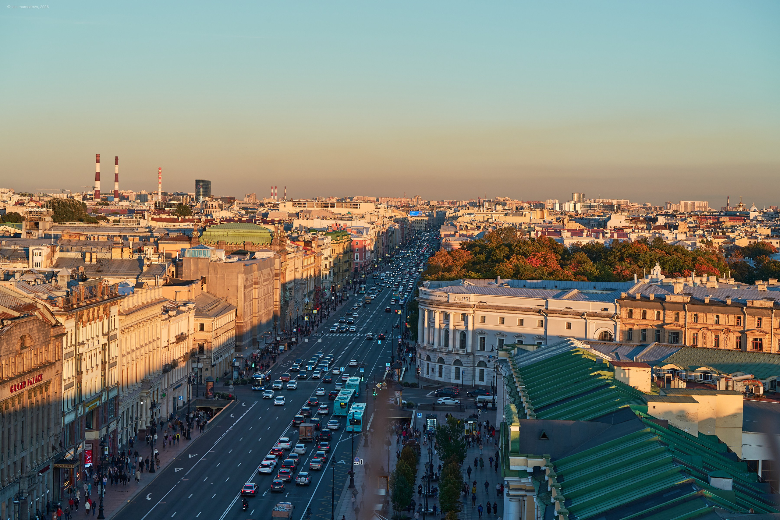 The view from the observation deck of the City Duma Tower | St. Petersburg. Фотограф