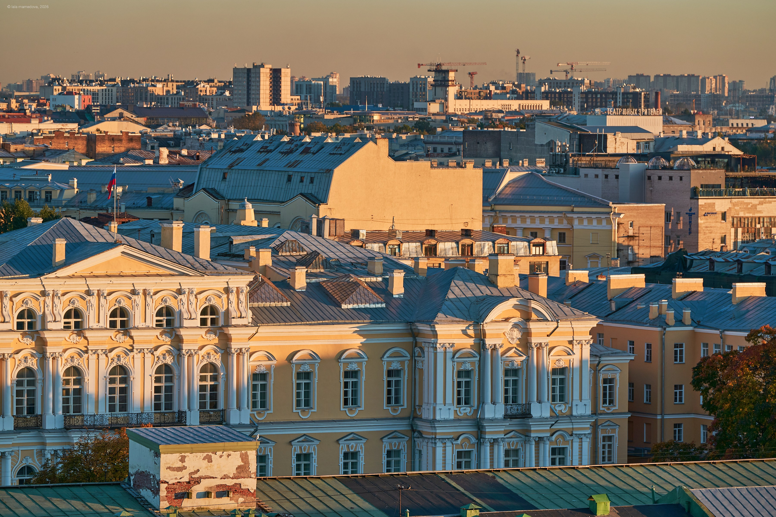 The view from the observation deck of the City Duma Tower | St. Petersburg. Фотограф
