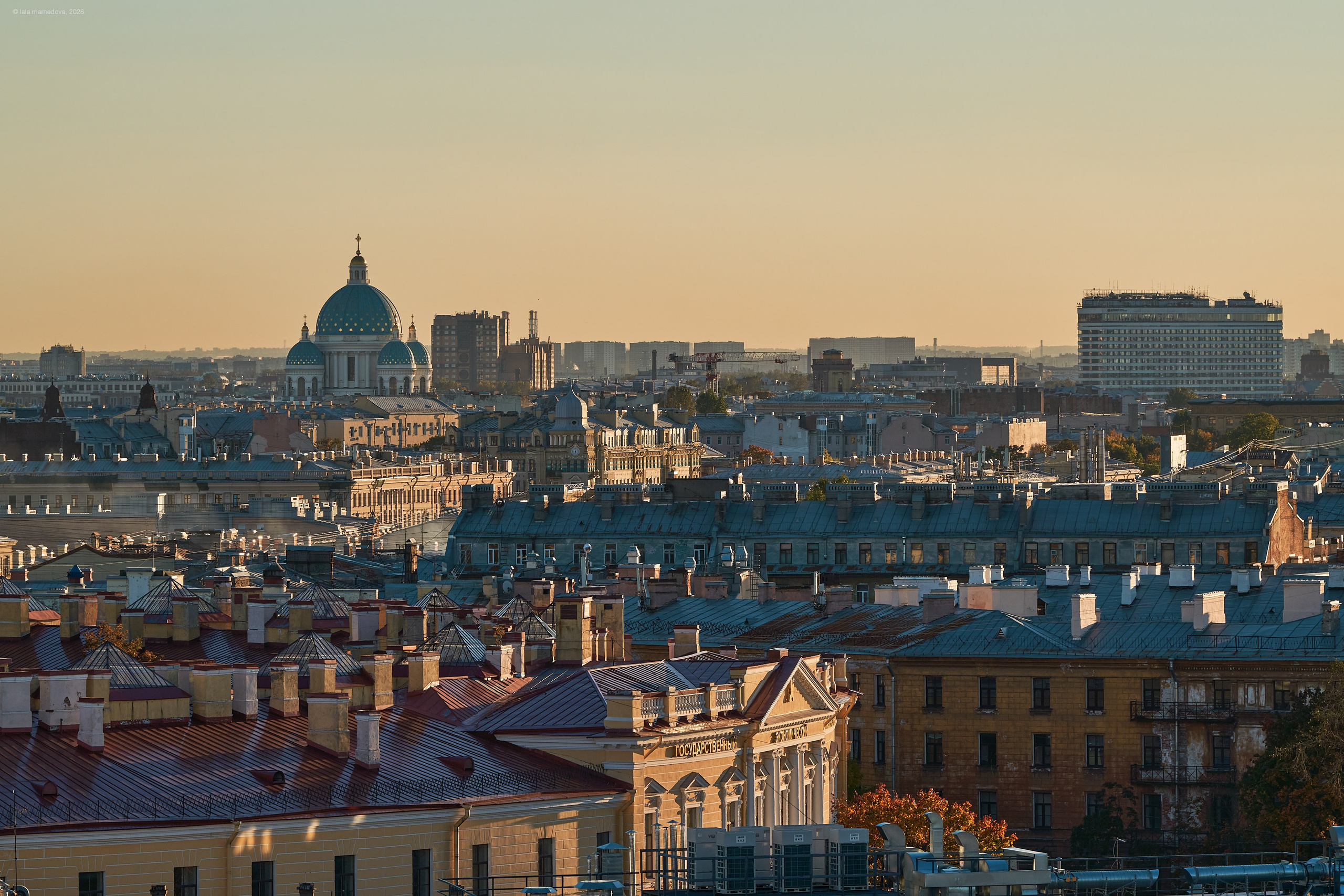 The view from the observation deck of the City Duma Tower | St. Petersburg. Фотограф