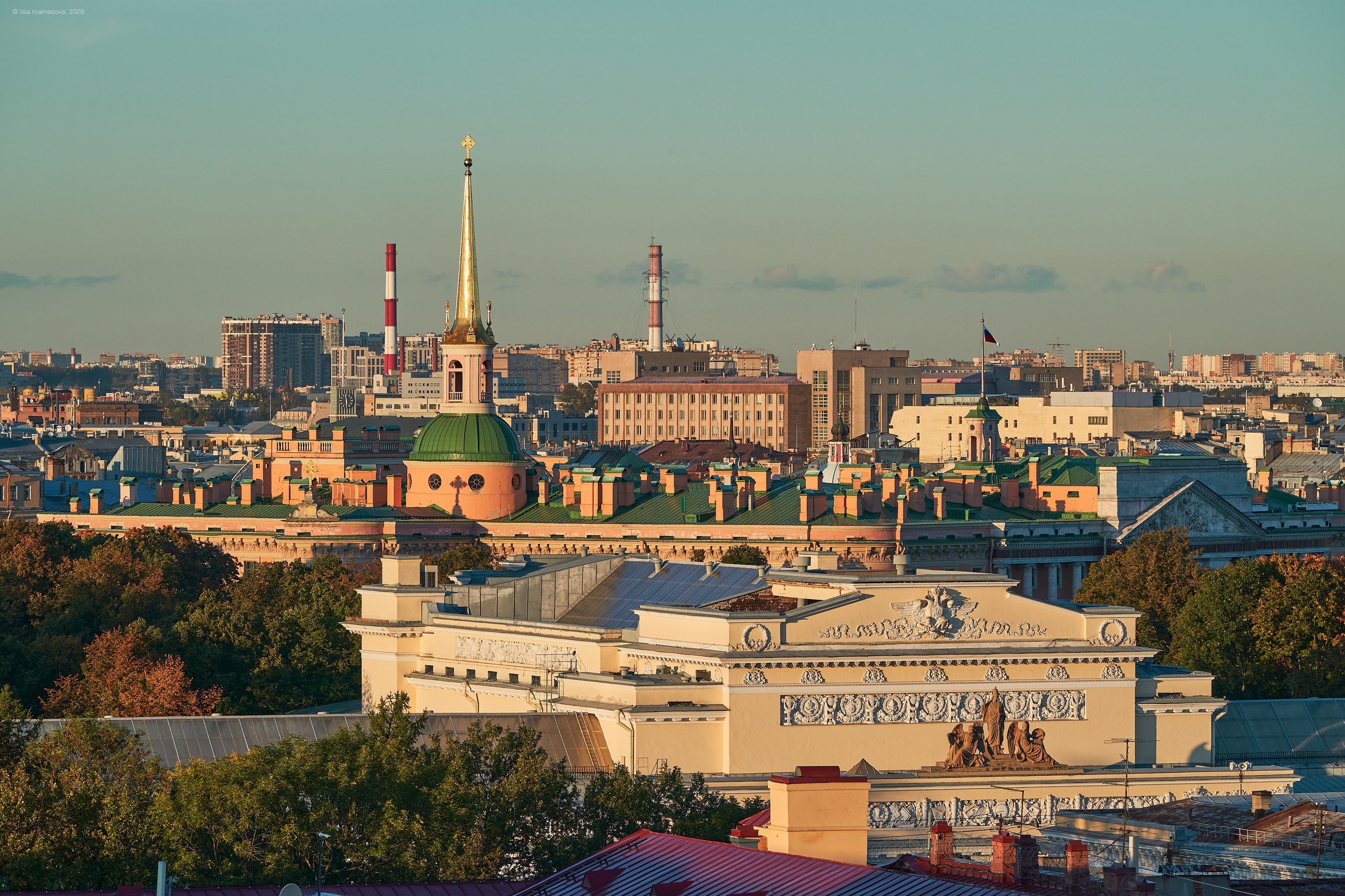 The view from the observation deck of the City Duma Tower | St. Petersburg. Фотограф