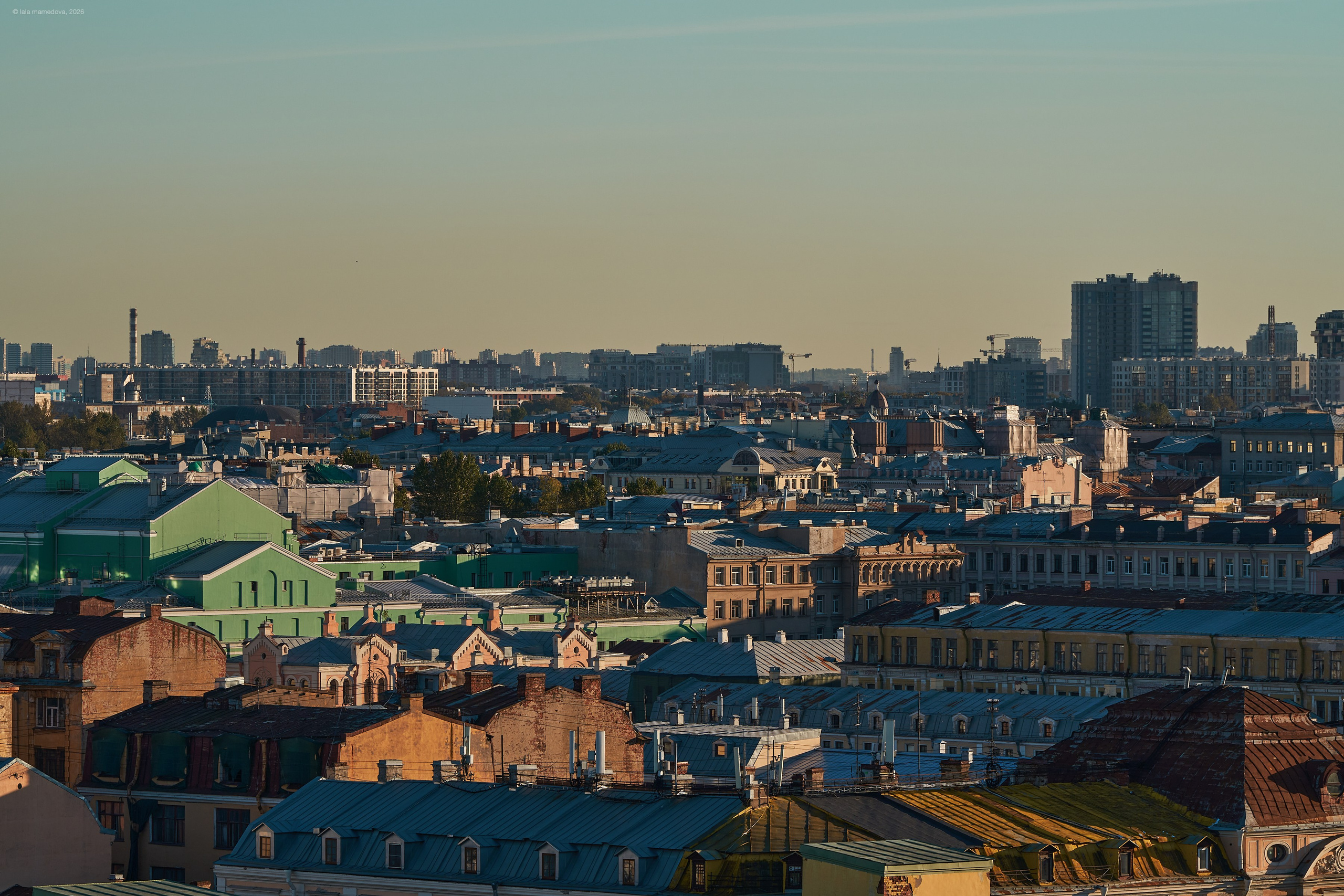 The view from the observation deck of the City Duma Tower | St. Petersburg. Фотограф