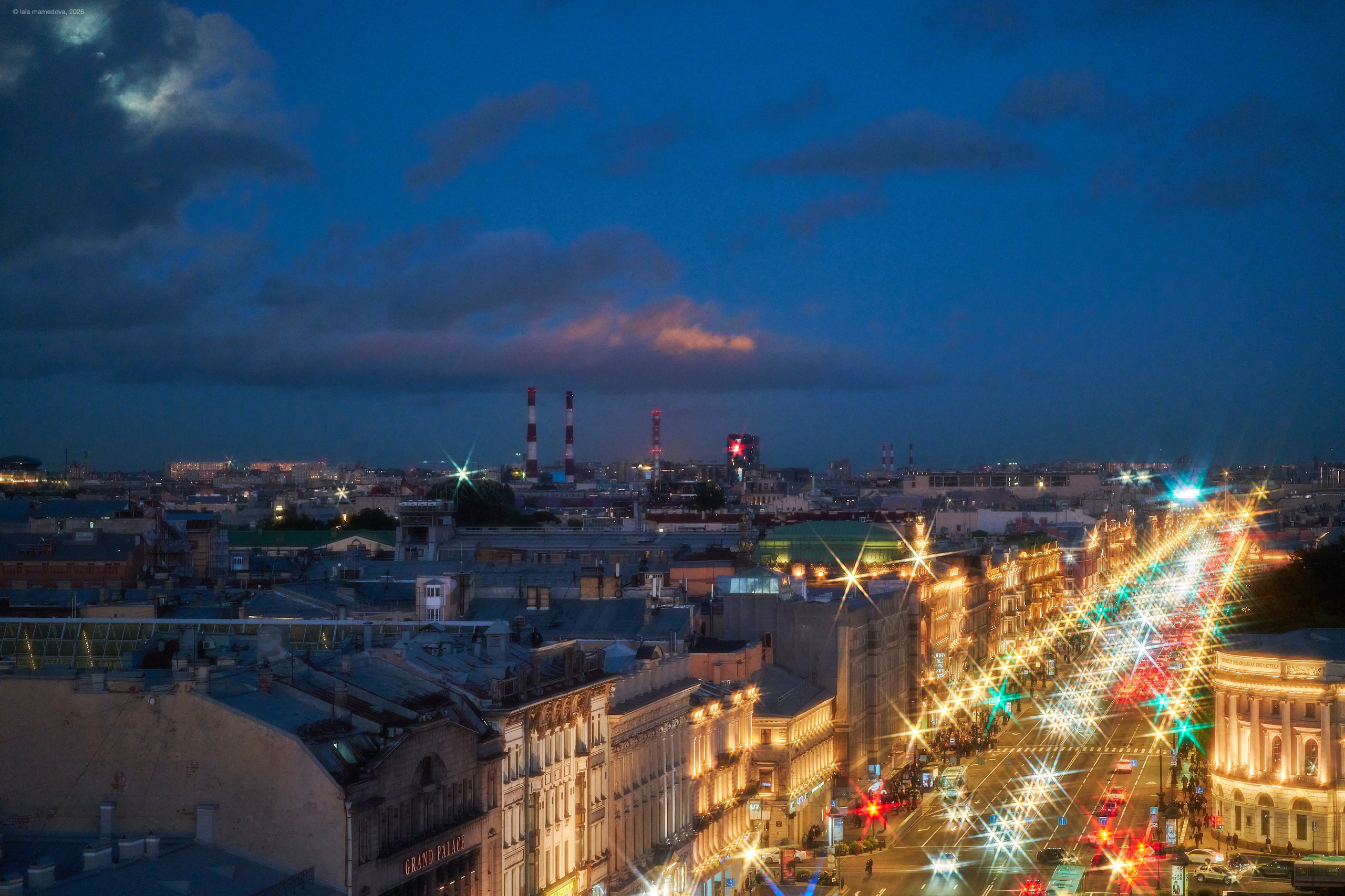 The view from the observation deck of the City Duma Tower | St. Petersburg. Фотограф