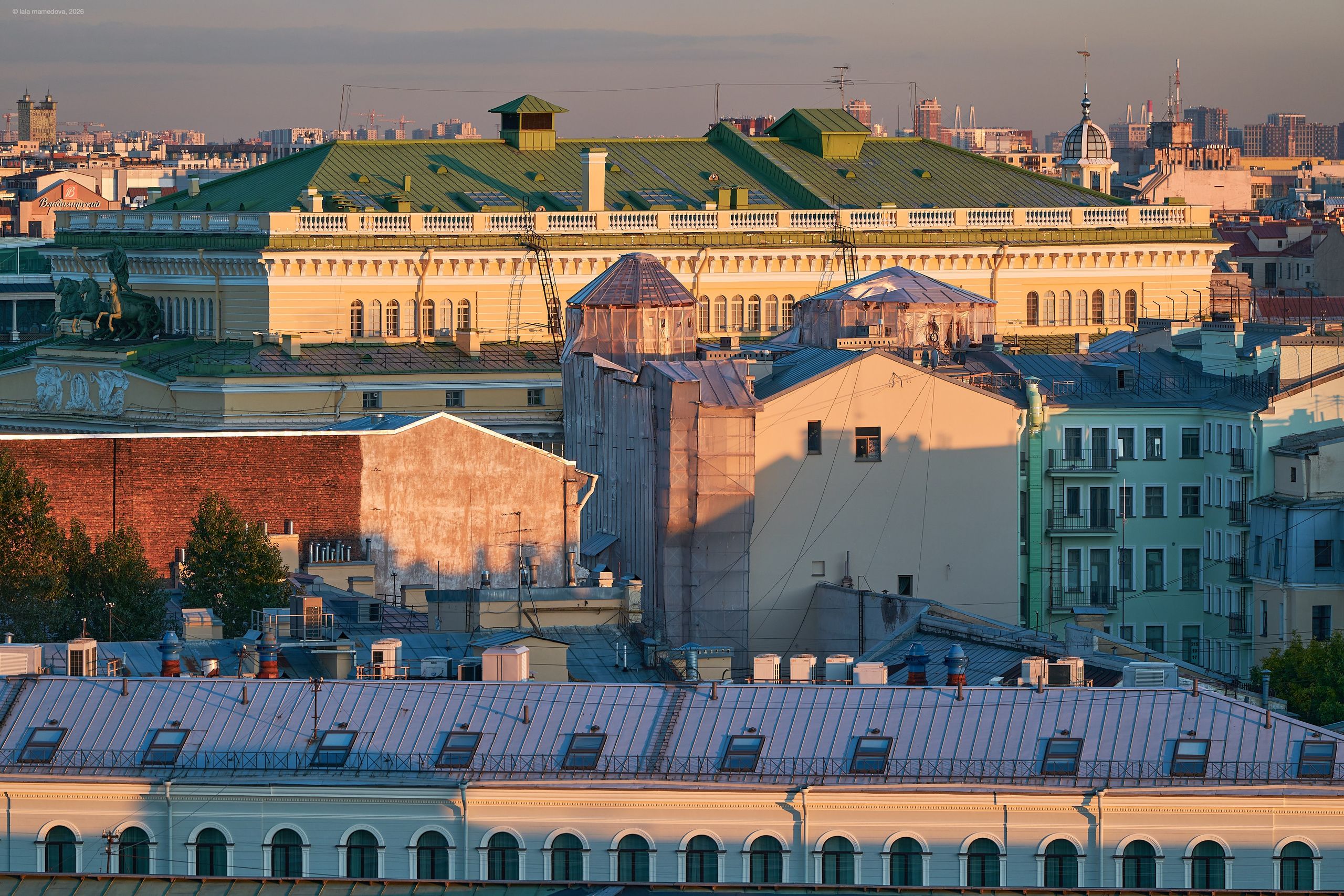 The view from the observation deck of the City Duma Tower | St. Petersburg. Фотограф