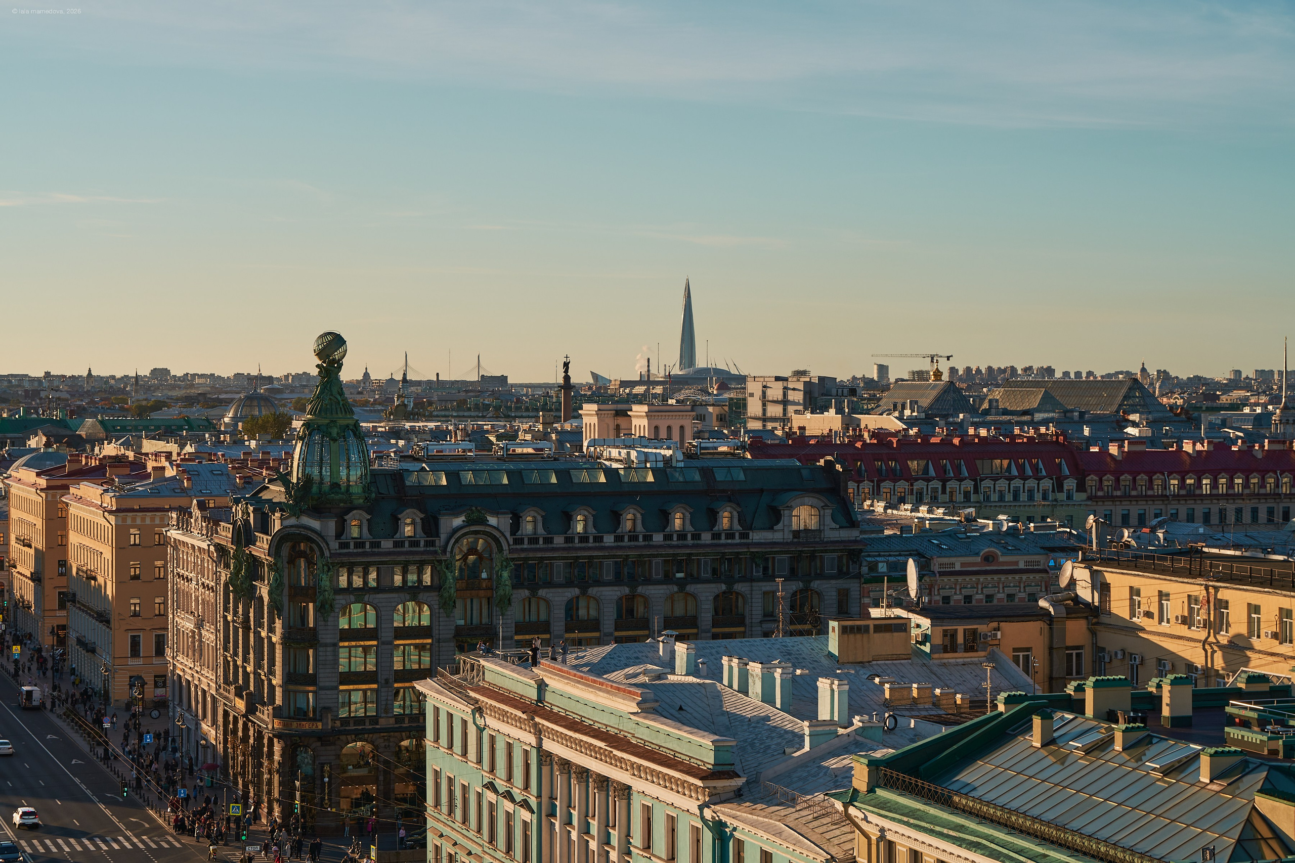 The view from the observation deck of the City Duma Tower | St. Petersburg. Фотограф