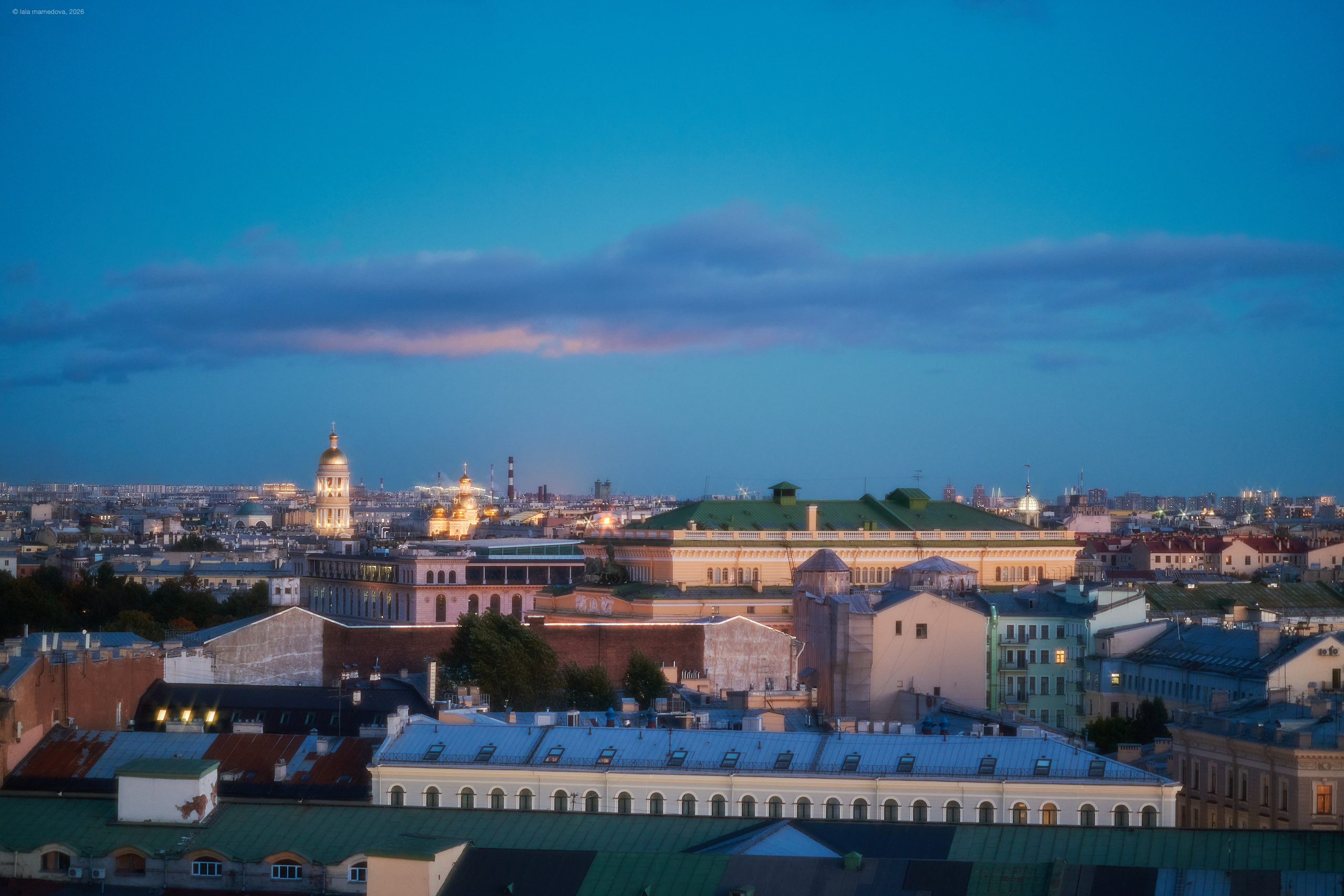The view from the observation deck of the City Duma Tower | St. Petersburg. Фотограф