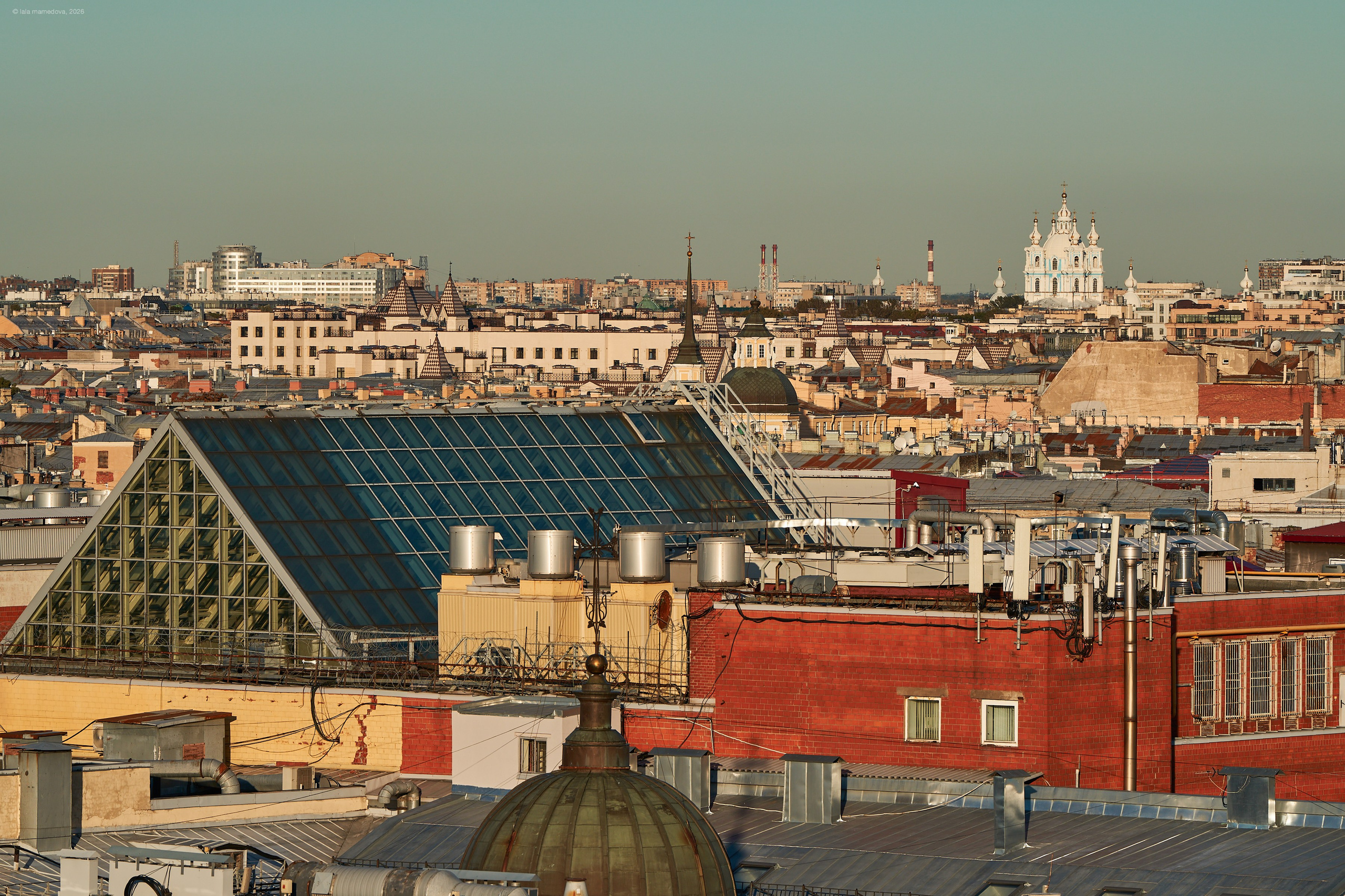 The view from the observation deck of the City Duma Tower | St. Petersburg. Фотограф